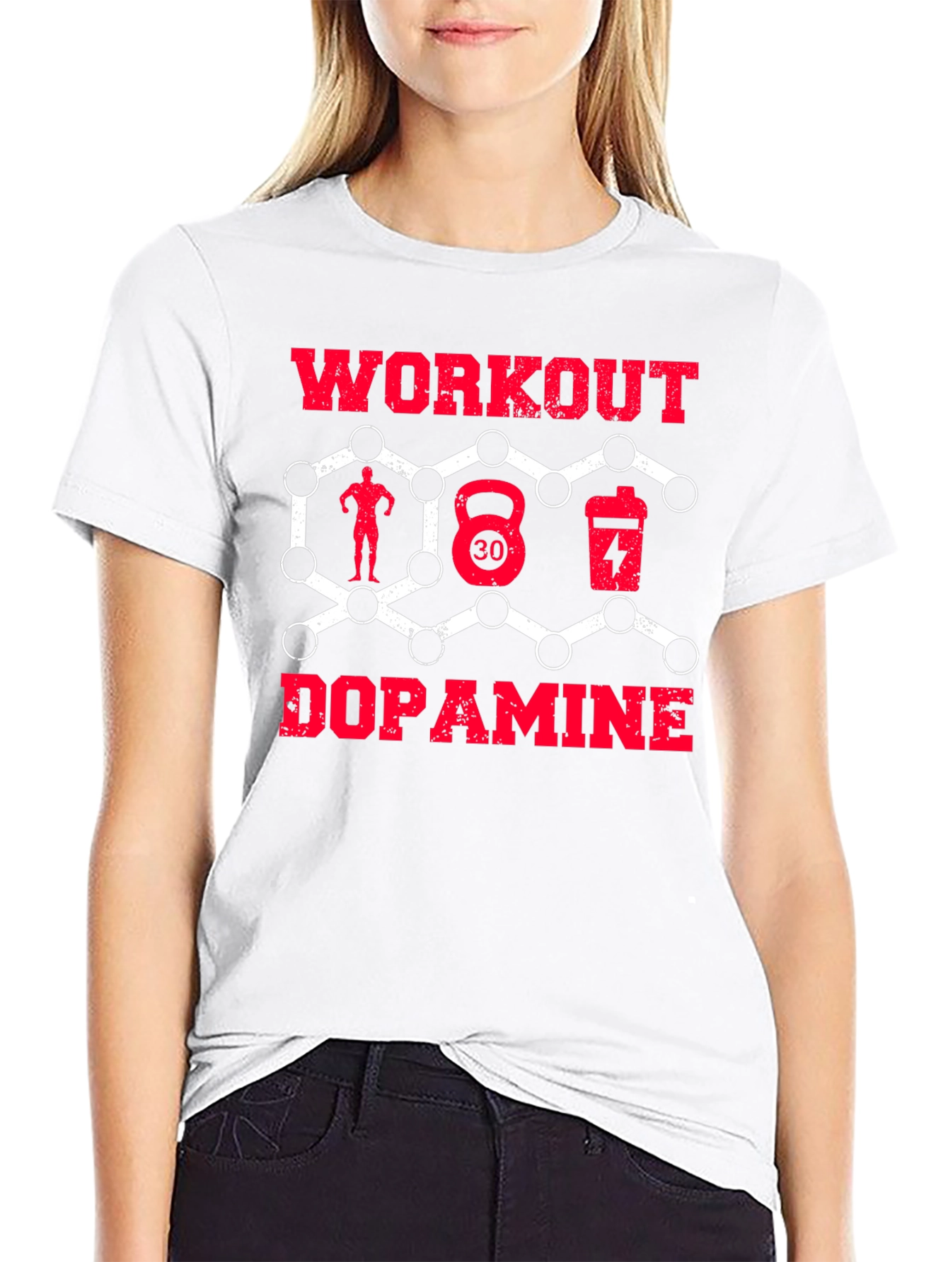 Workout Dopamine Graphic T-Shirt