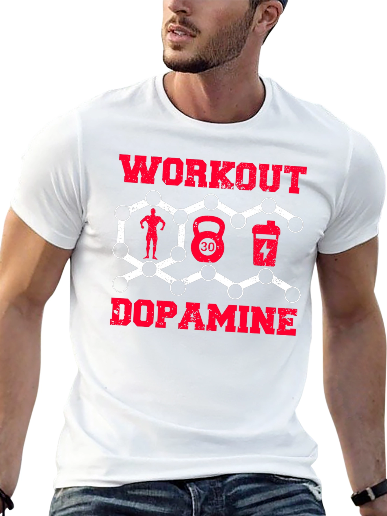 Workout Dopamine Graphic T-Shirt