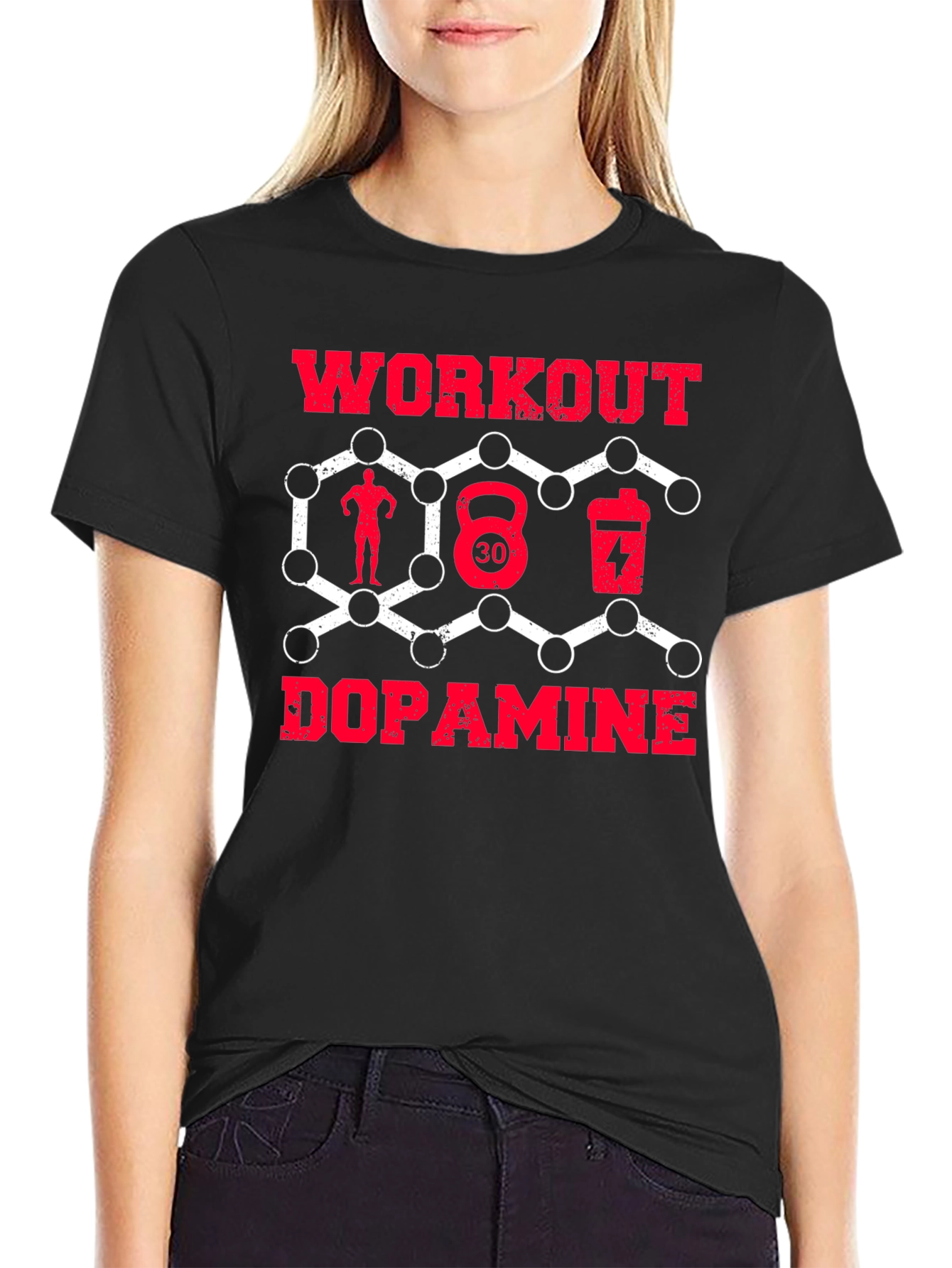 Workout Dopamine Graphic T-Shirt