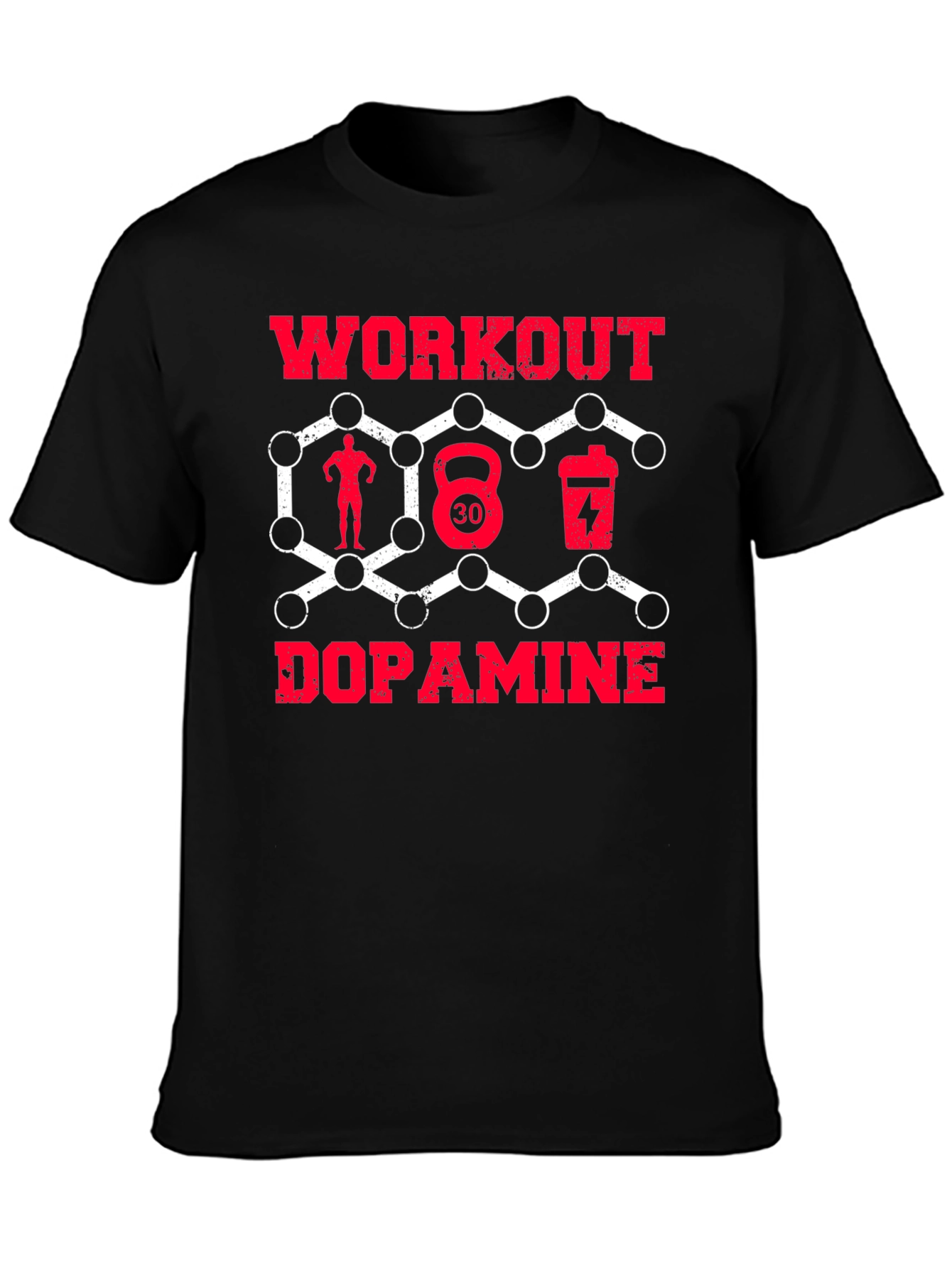 Workout Dopamine Graphic T-Shirt