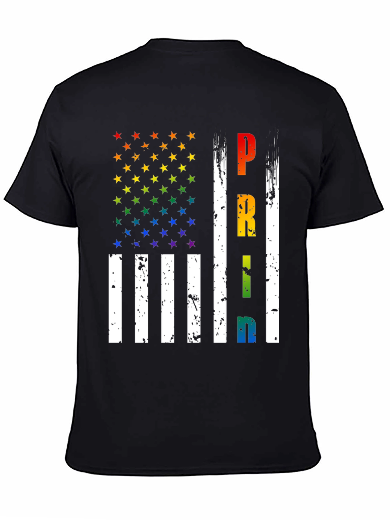 Pride Flag Rainbow Stars T-Shirt