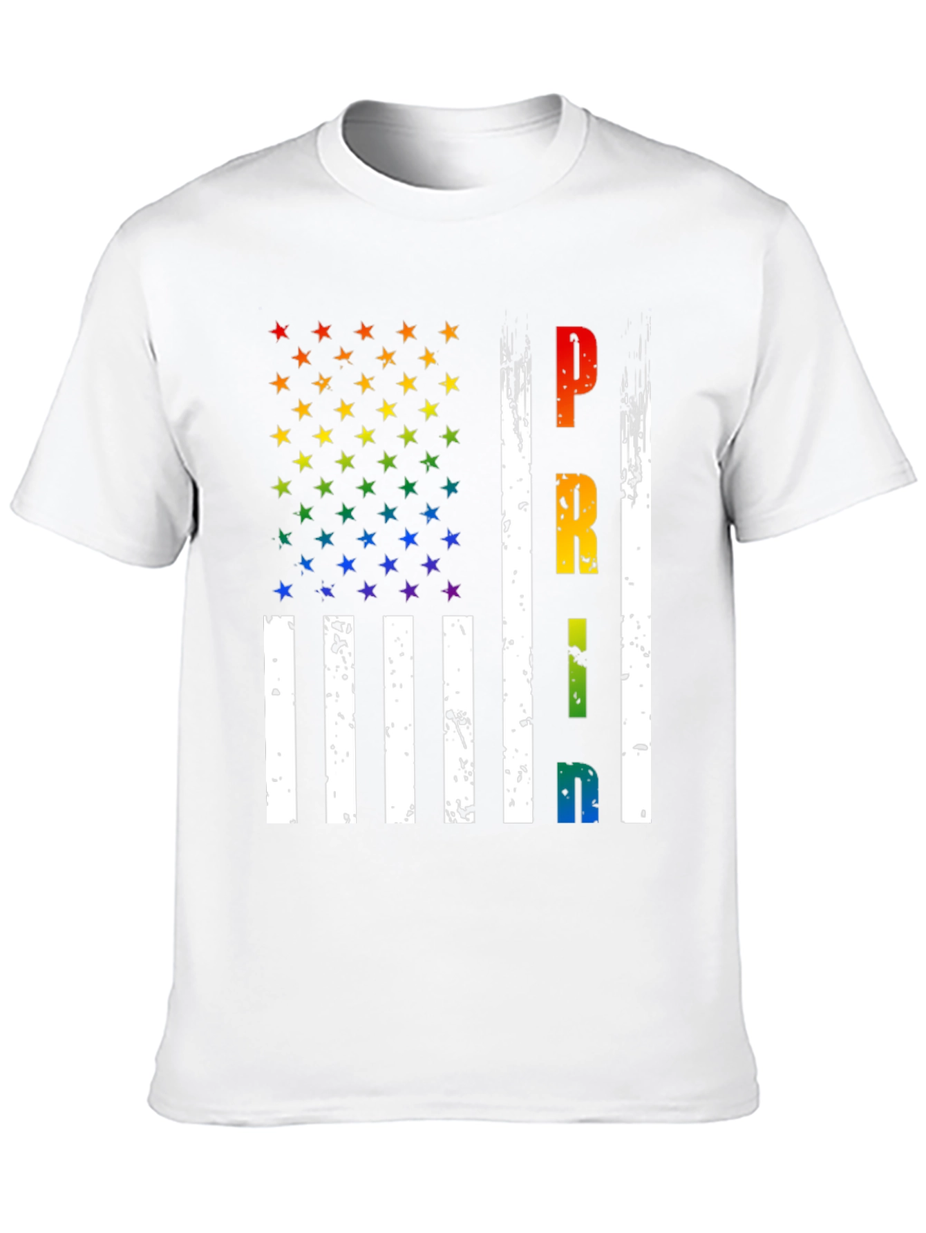 Pride Flag Rainbow Stars T-Shirt