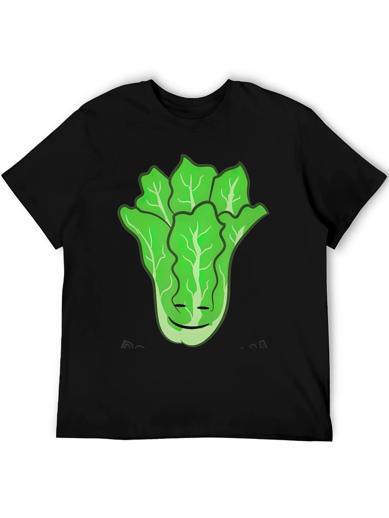 Lettuce Face Graphic T-Shirt - Funny Vegan Tee