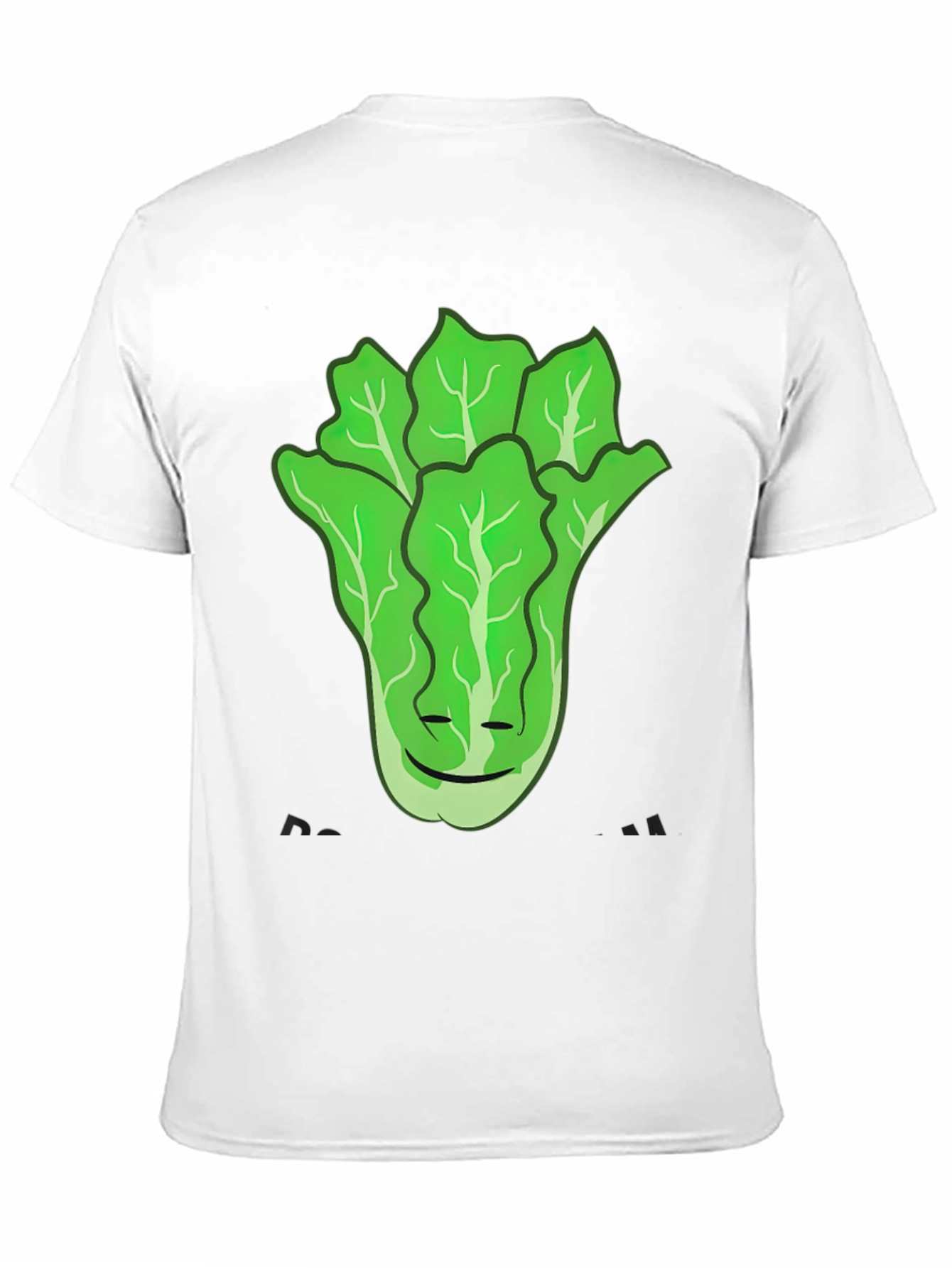 Lettuce Face Graphic T-Shirt - Funny Vegan Tee