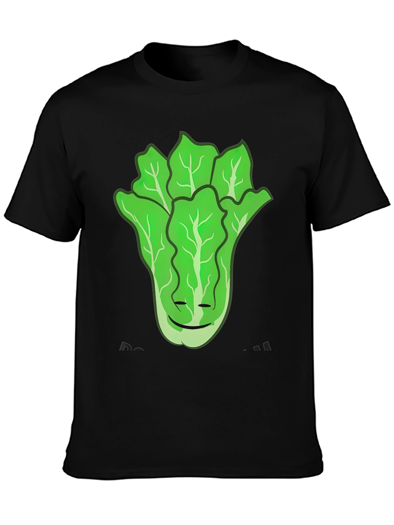 Lettuce Face Graphic T-Shirt - Funny Vegan Tee