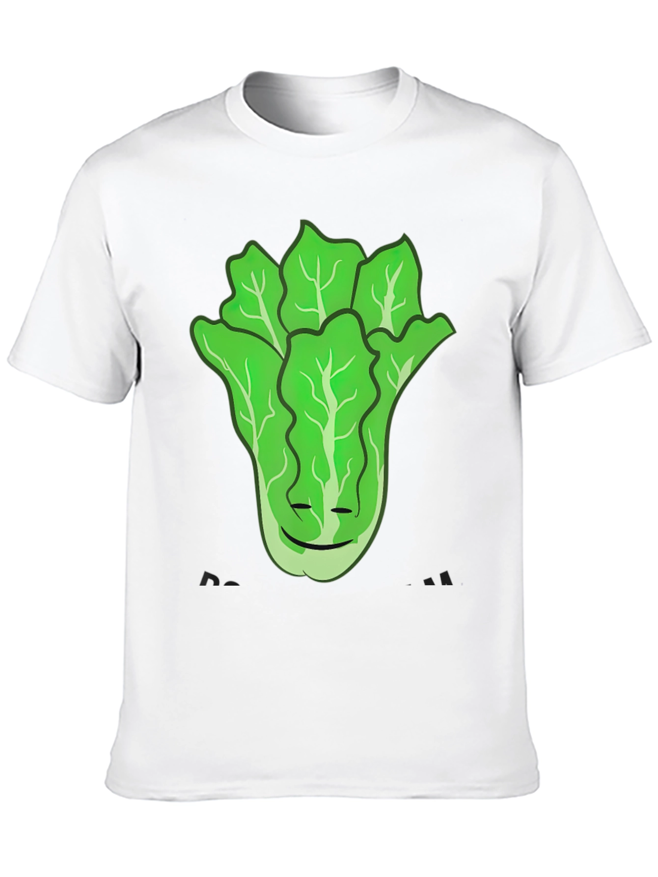 Lettuce Face Graphic T-Shirt - Funny Vegan Tee