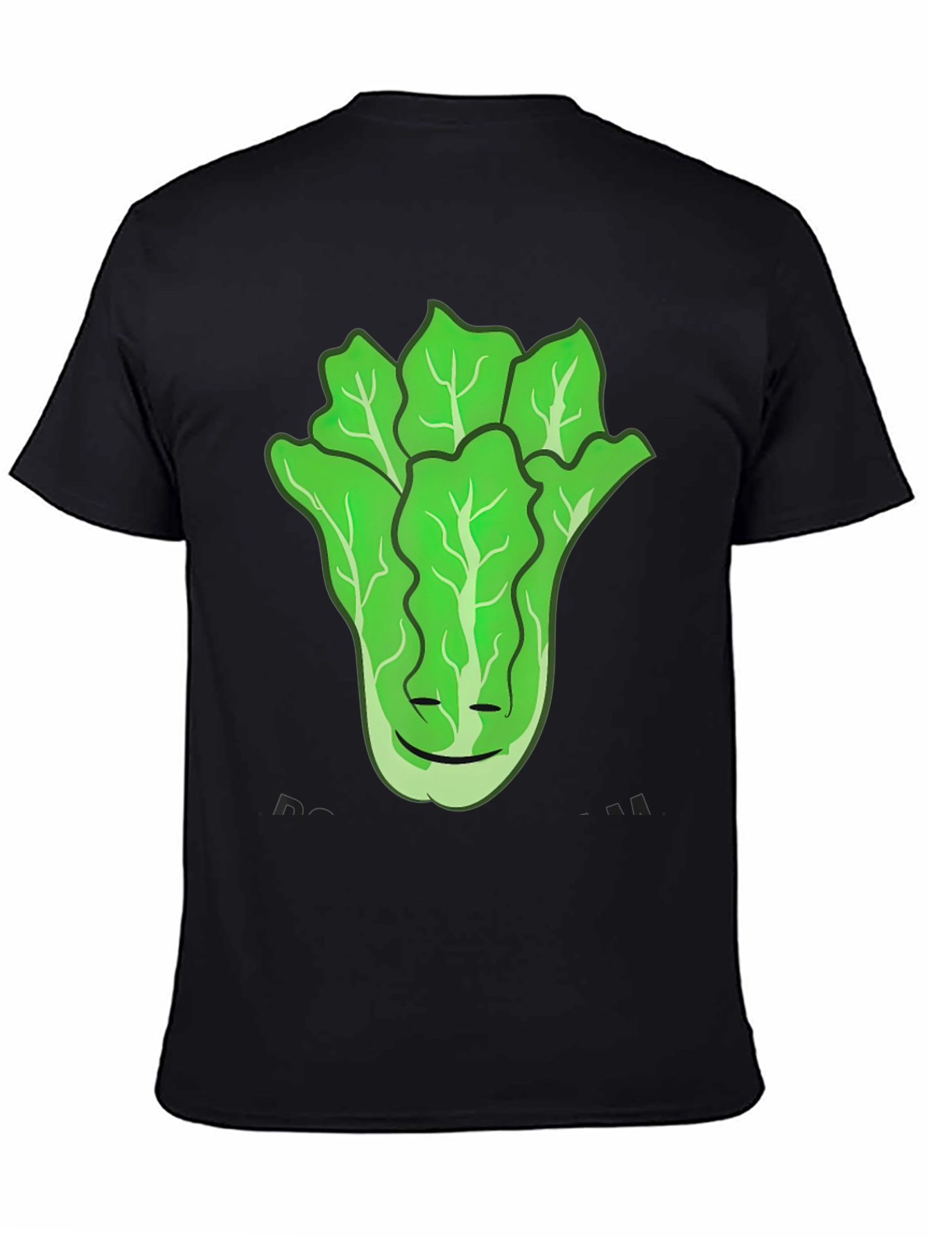 Lettuce Face Graphic T-Shirt - Funny Vegan Tee