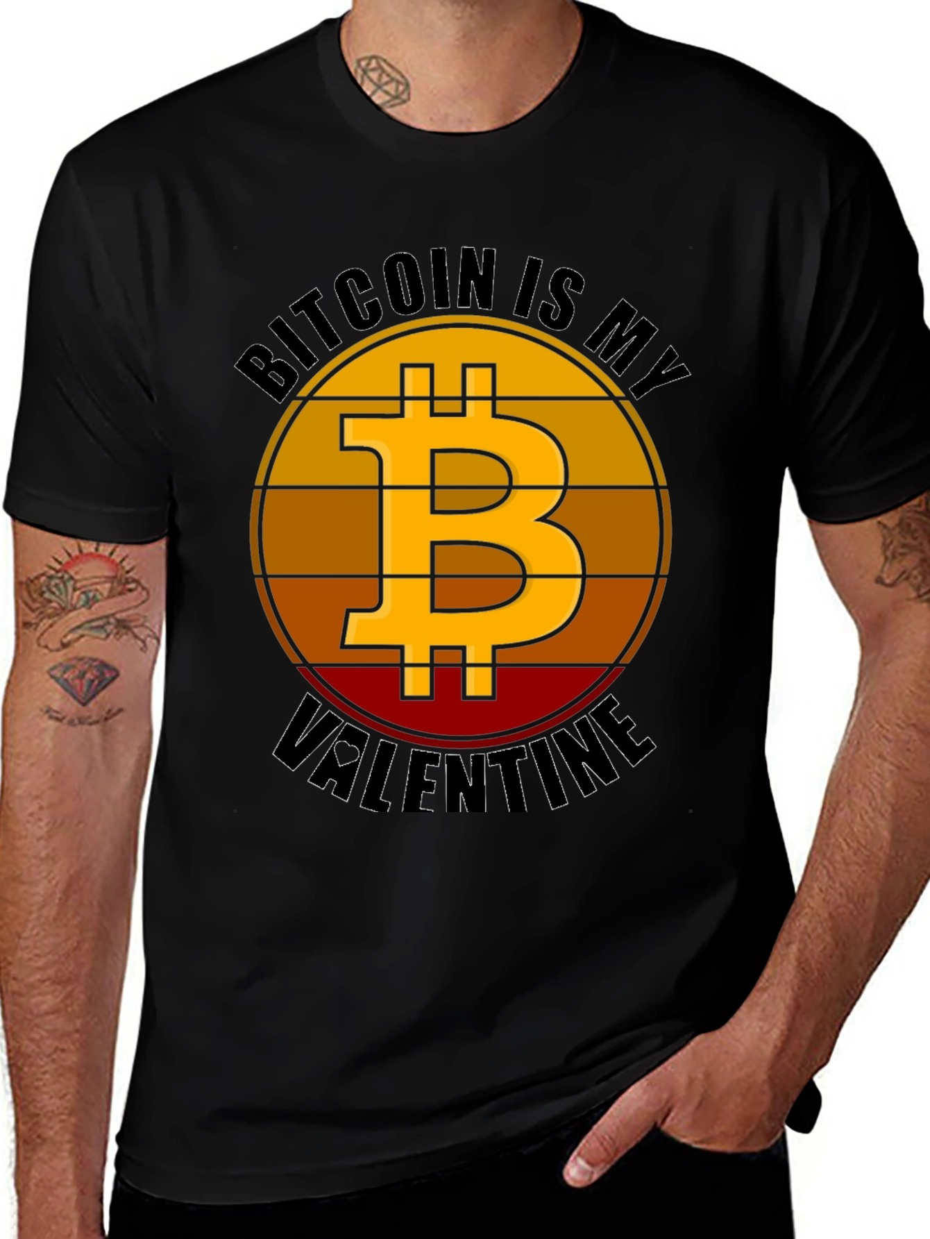 Bitcoin Valentines Day T-Shirt - Cryptocurrency Lover Gift
