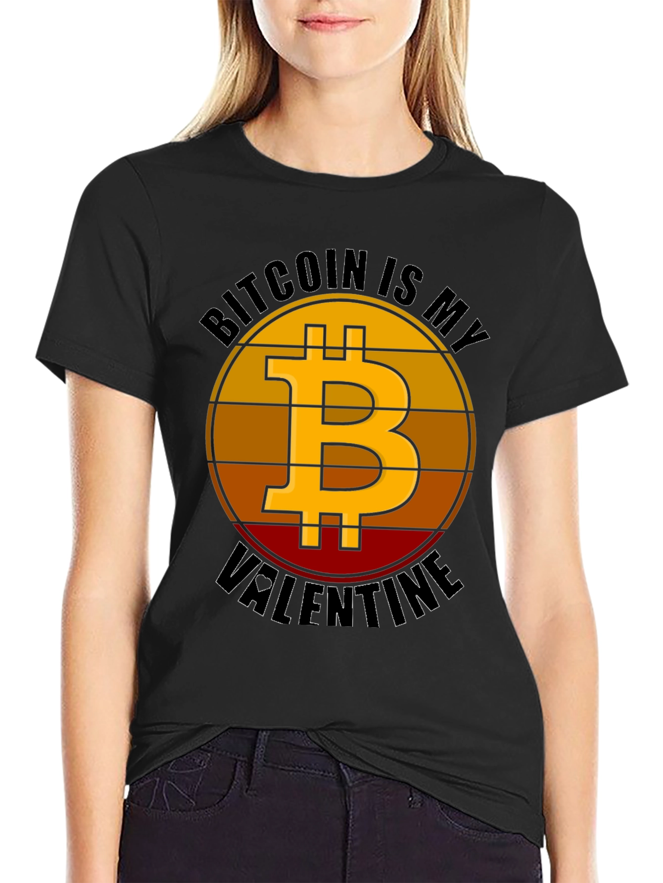 Bitcoin Valentines Day T-Shirt - Cryptocurrency Lover Gift