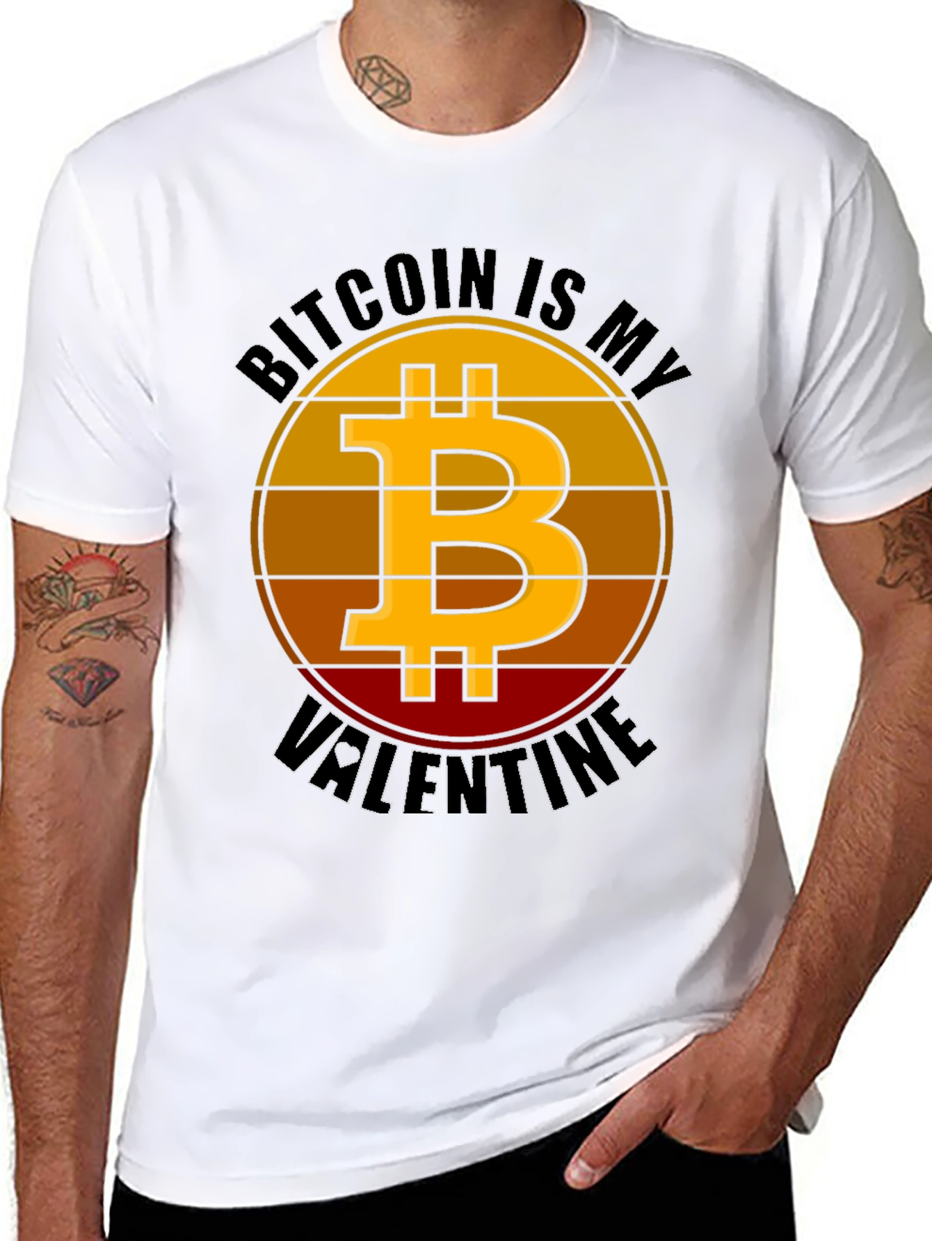 Bitcoin Valentines Day T-Shirt - Cryptocurrency Lover Gift