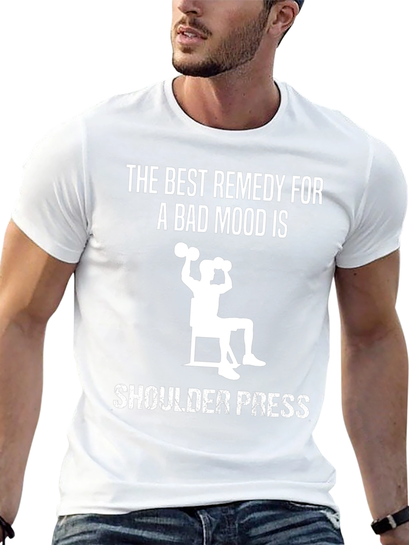 Shoulder Press Remedy Black T-Shirt