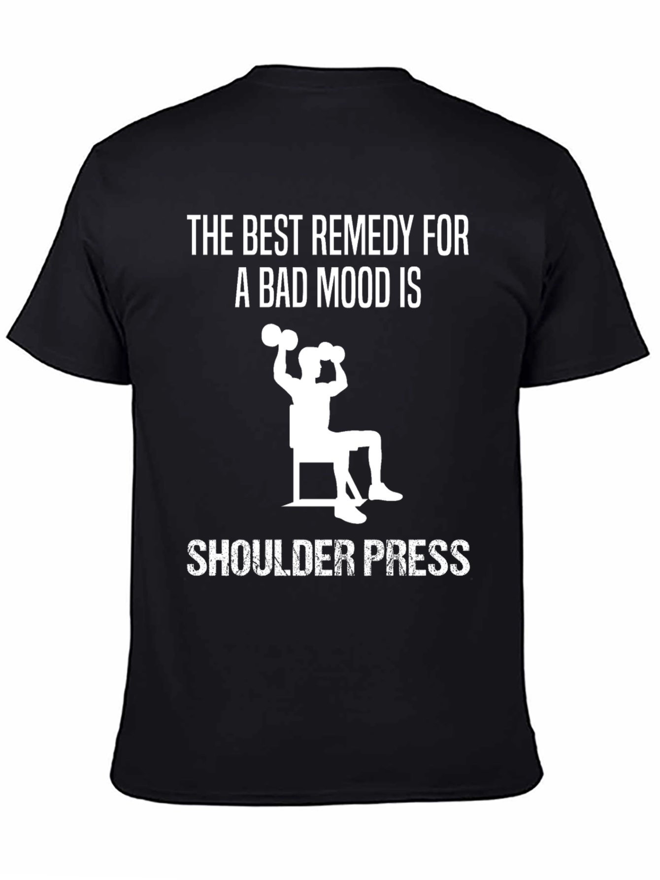 Shoulder Press Remedy Black T-Shirt