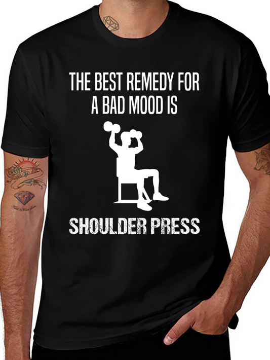 Shoulder Press Remedy Black T-Shirt