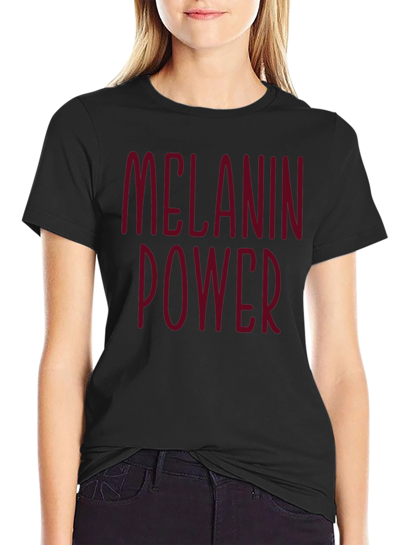 Melanin Power Graphic Tee - Black