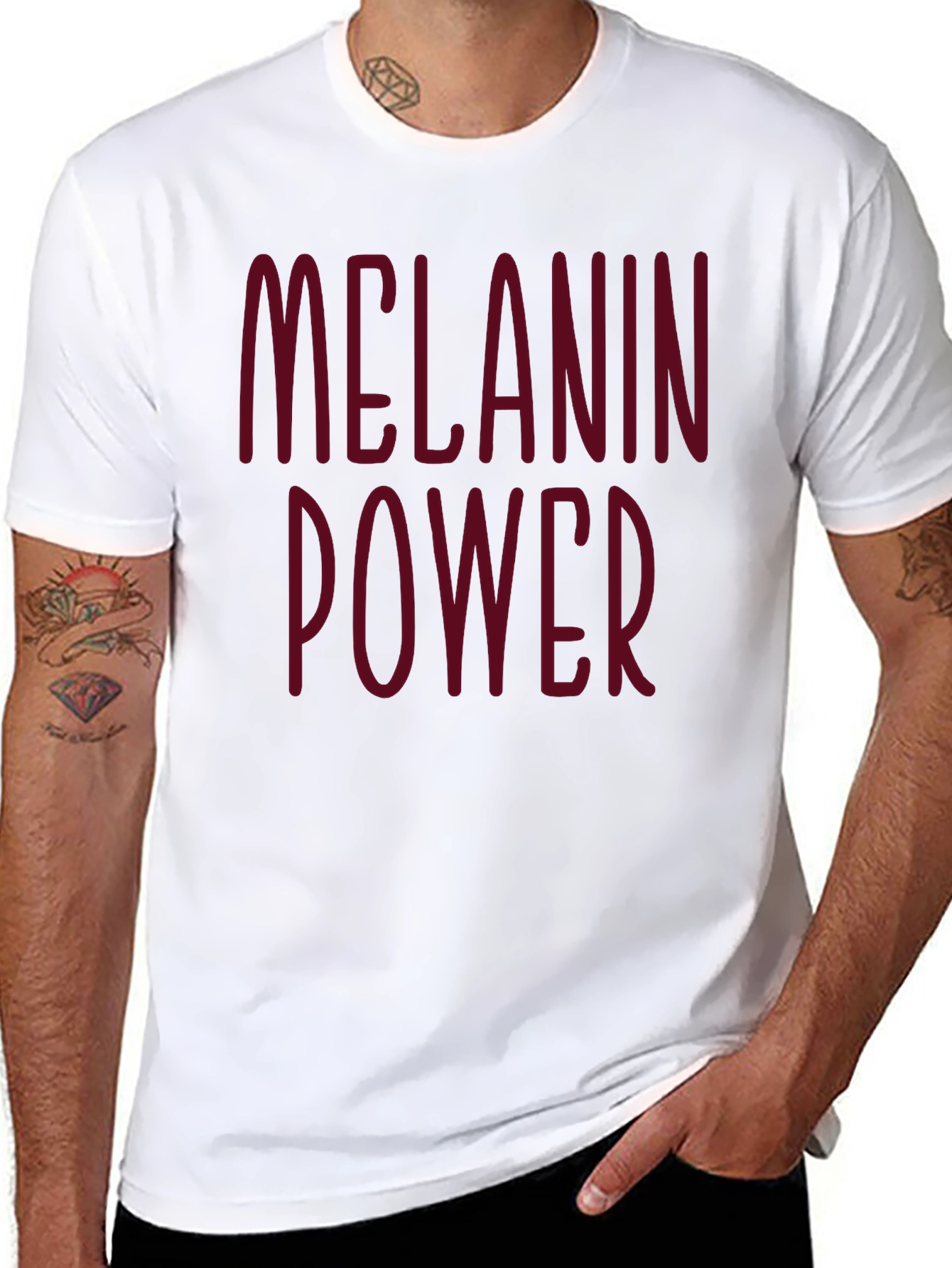 Melanin Power Graphic Tee - Black