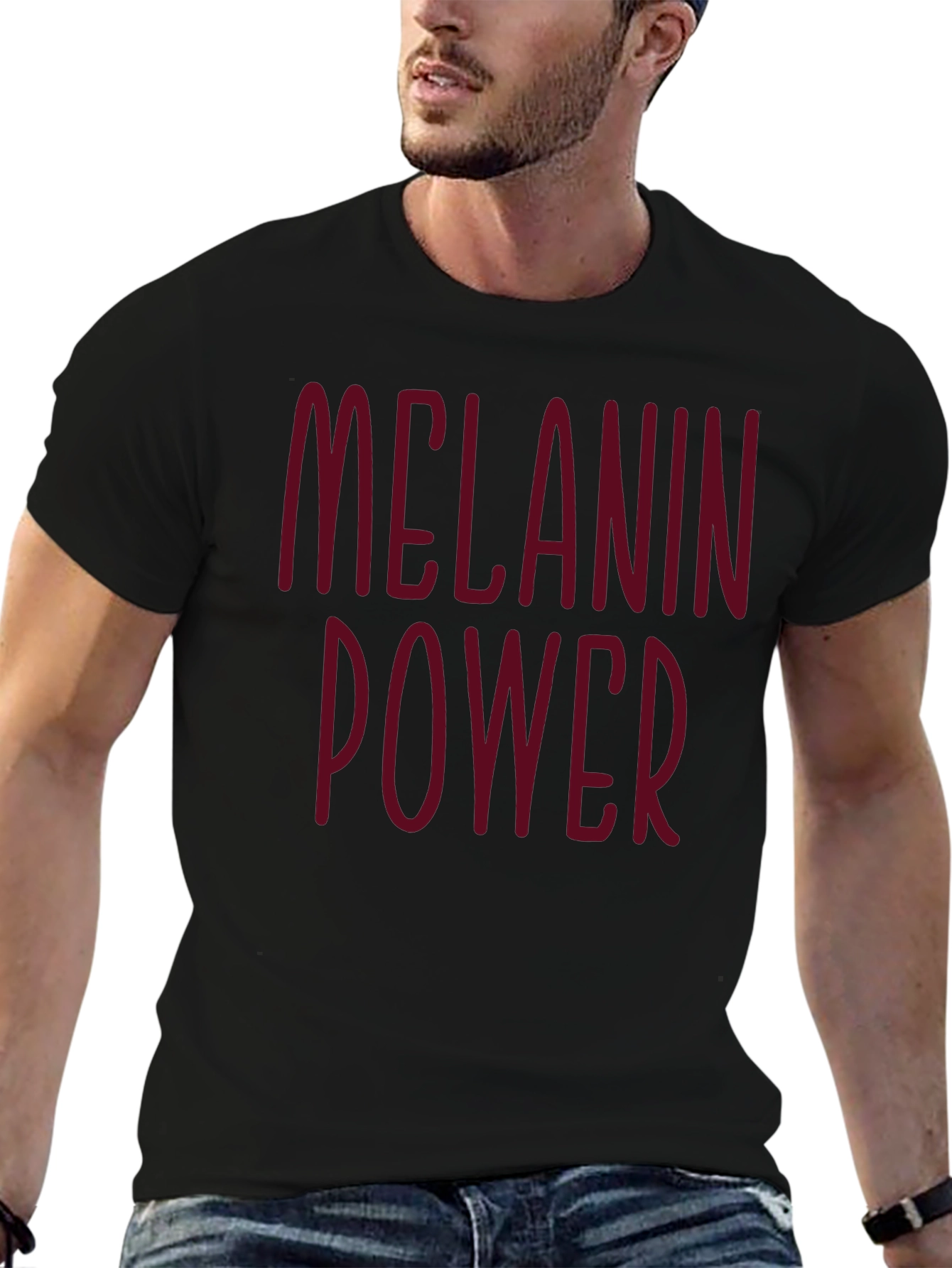 Melanin Power Graphic Tee - Black