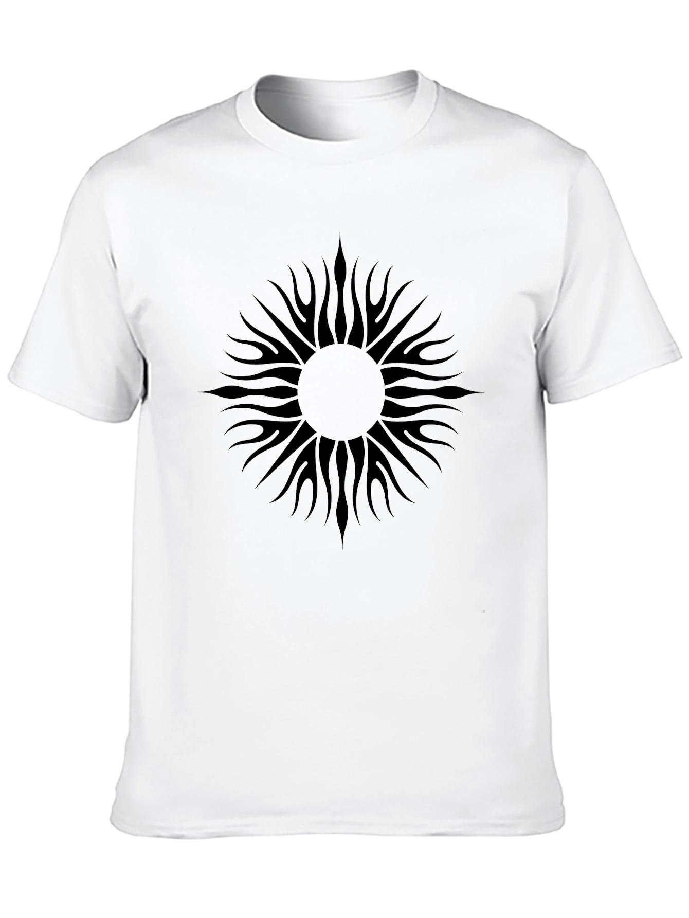 Black Sunburst Graphic Tee