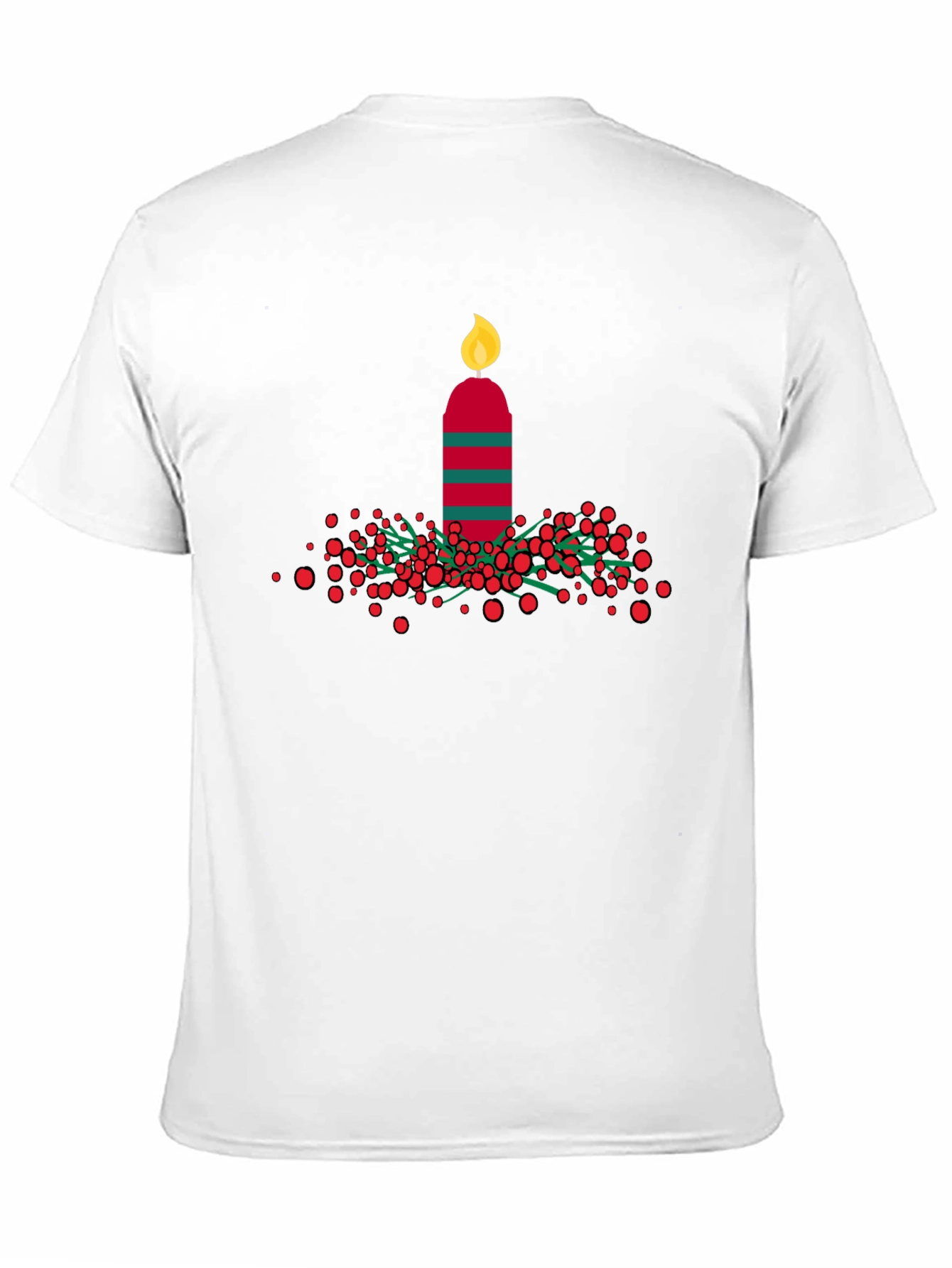 Festive Holiday Candle T-Shirt