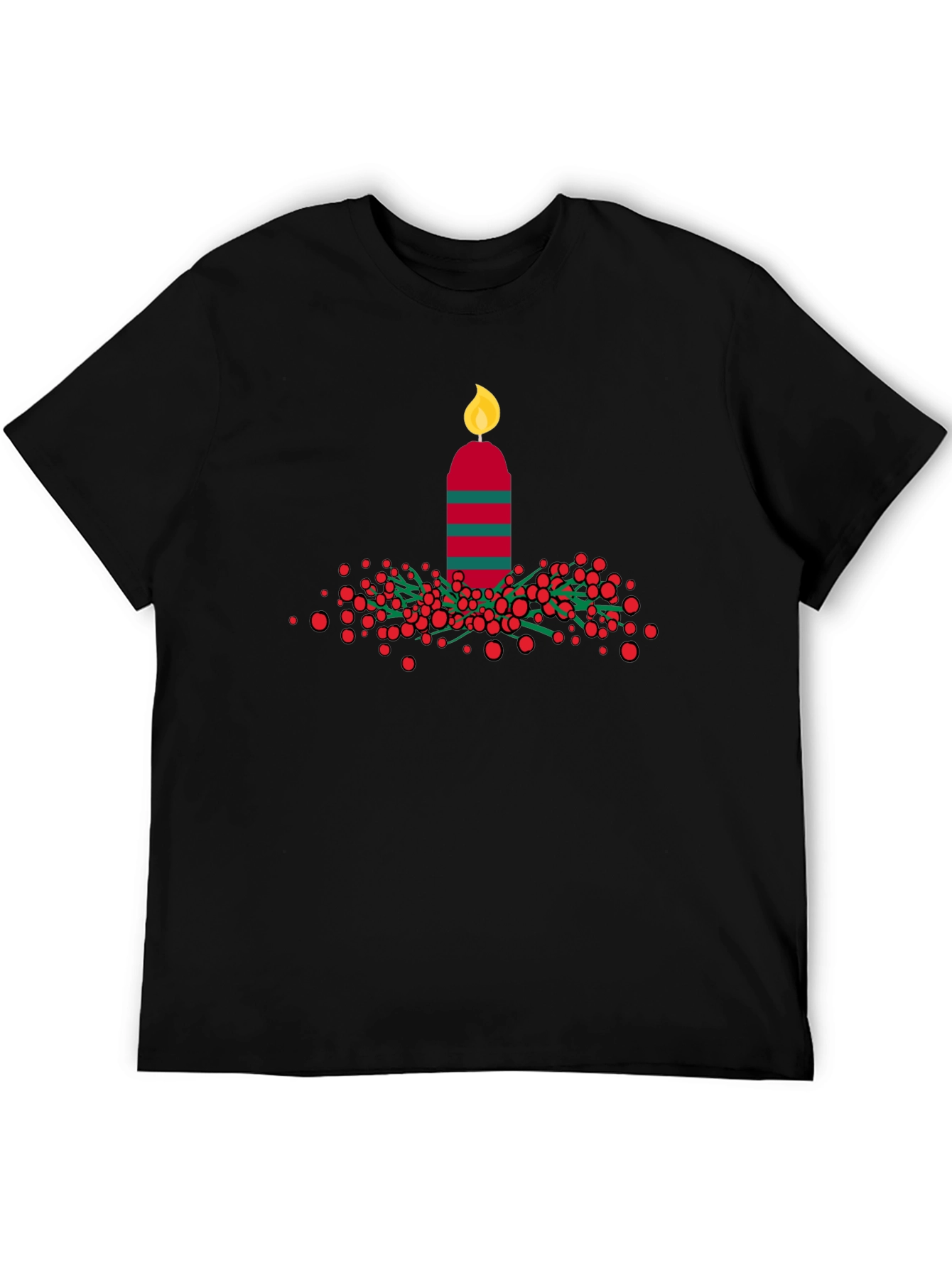 Festive Holiday Candle T-Shirt