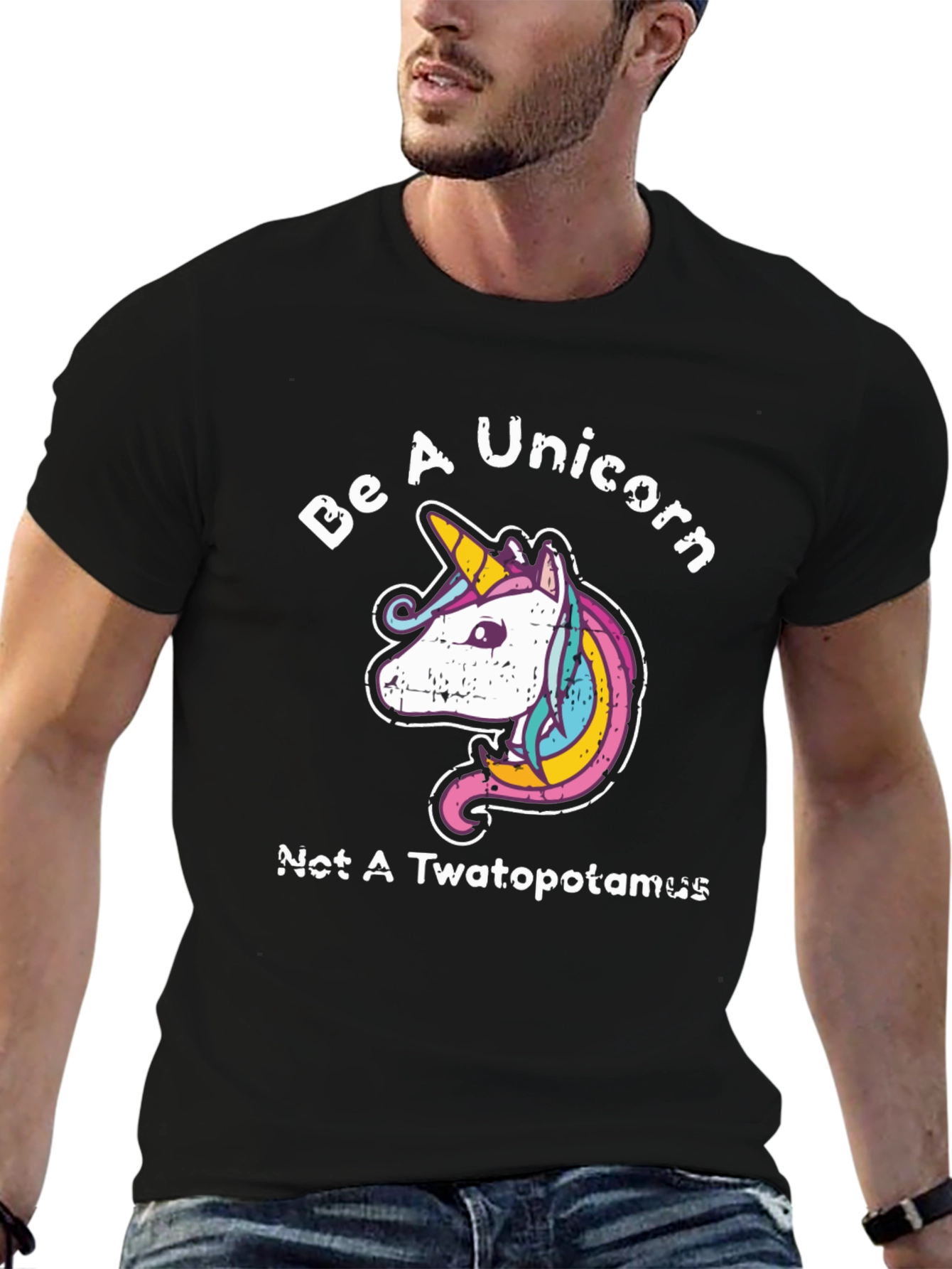 Be a Unicorn Funny Graphic Tee