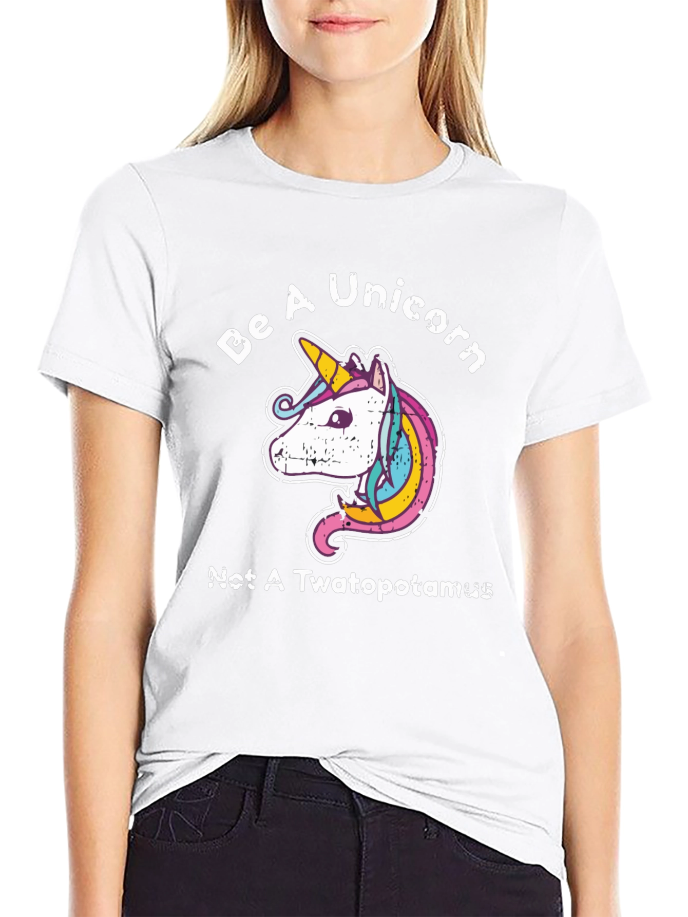 Be a Unicorn Funny Graphic Tee