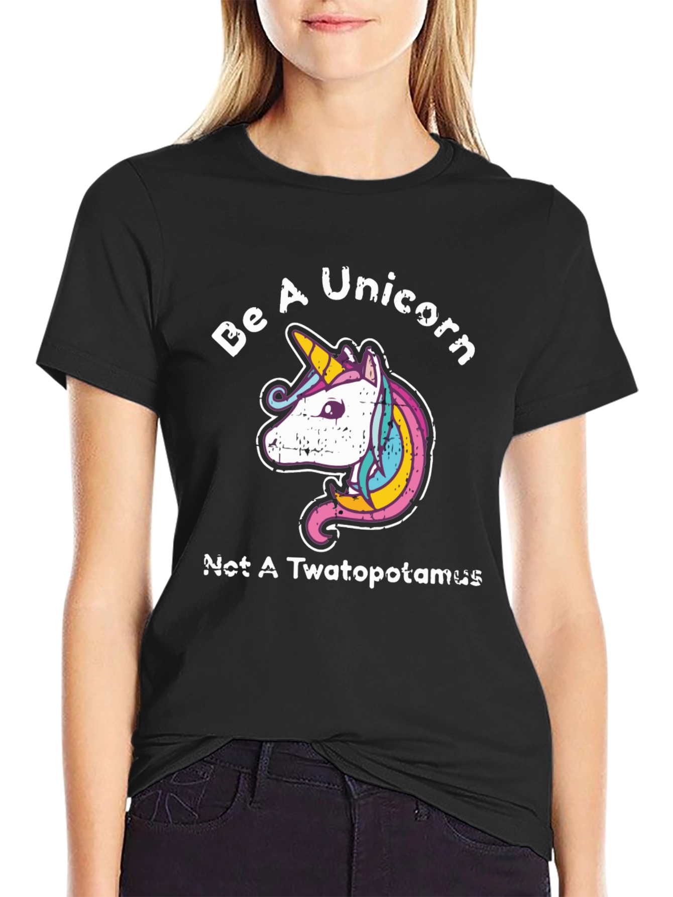 Be a Unicorn Funny Graphic Tee