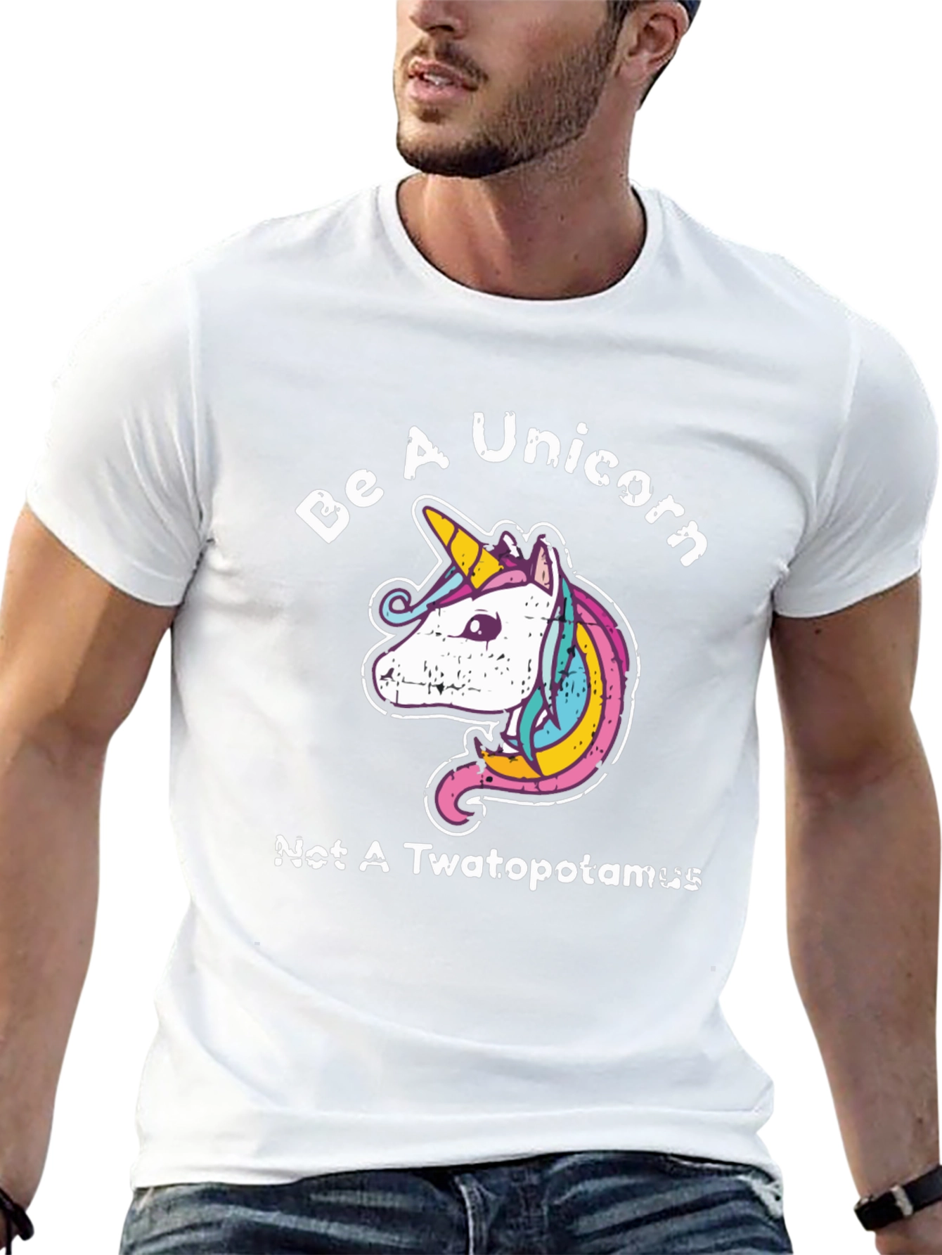 Be a Unicorn Funny Graphic Tee