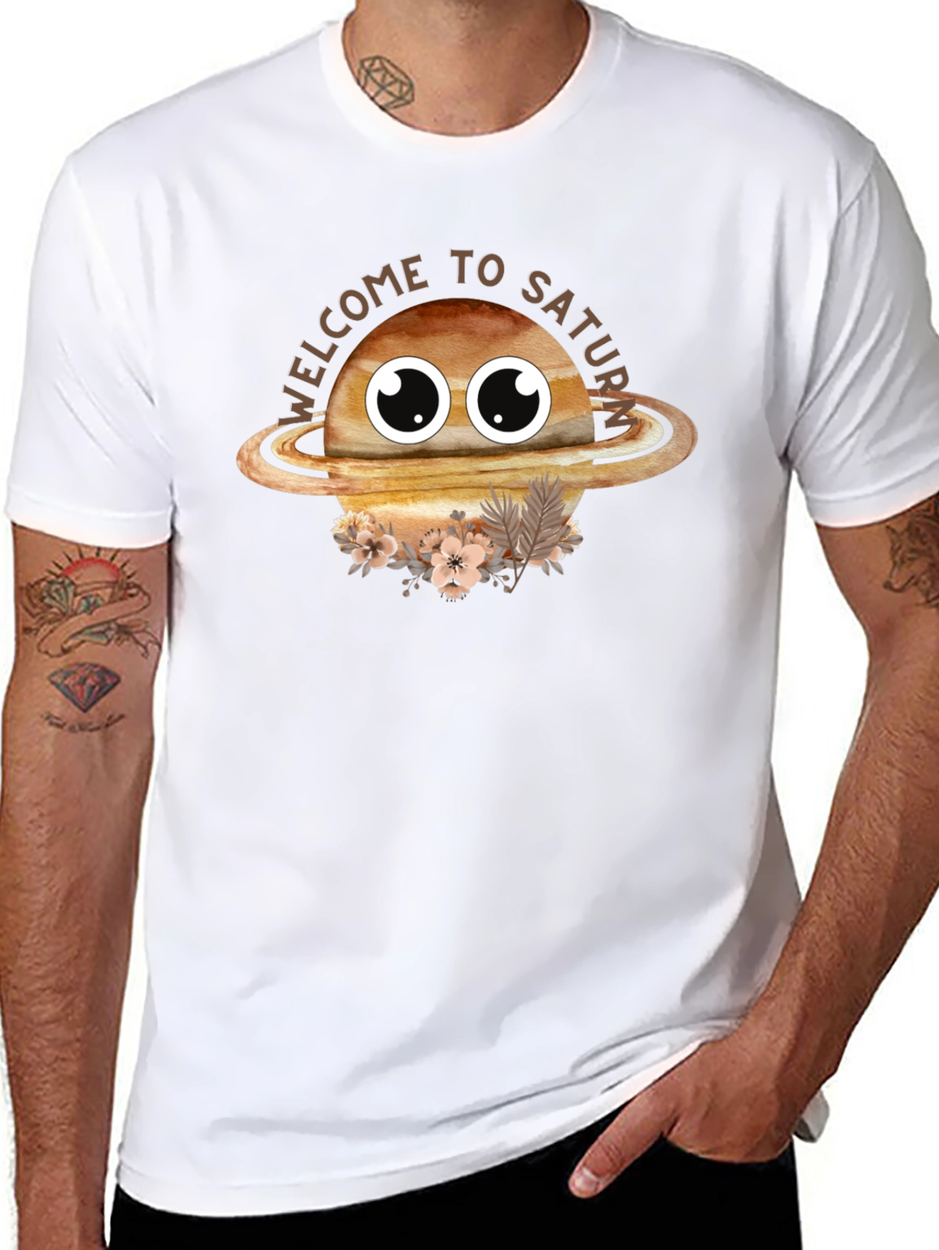 Welcome to Saturn Graphic T-Shirt