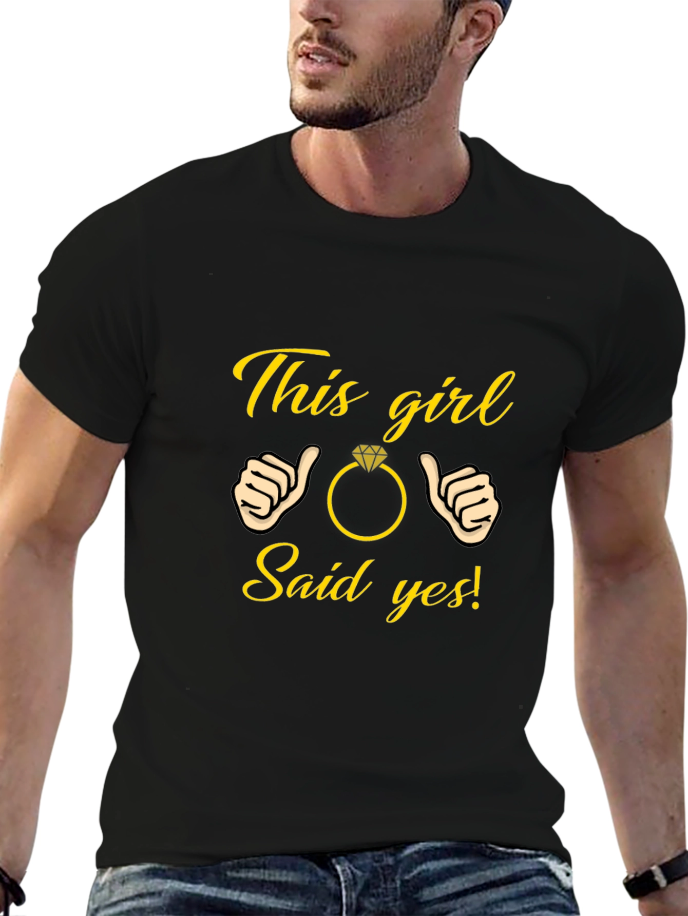 This Girl Said Yes T-Shirt Engagement Gift