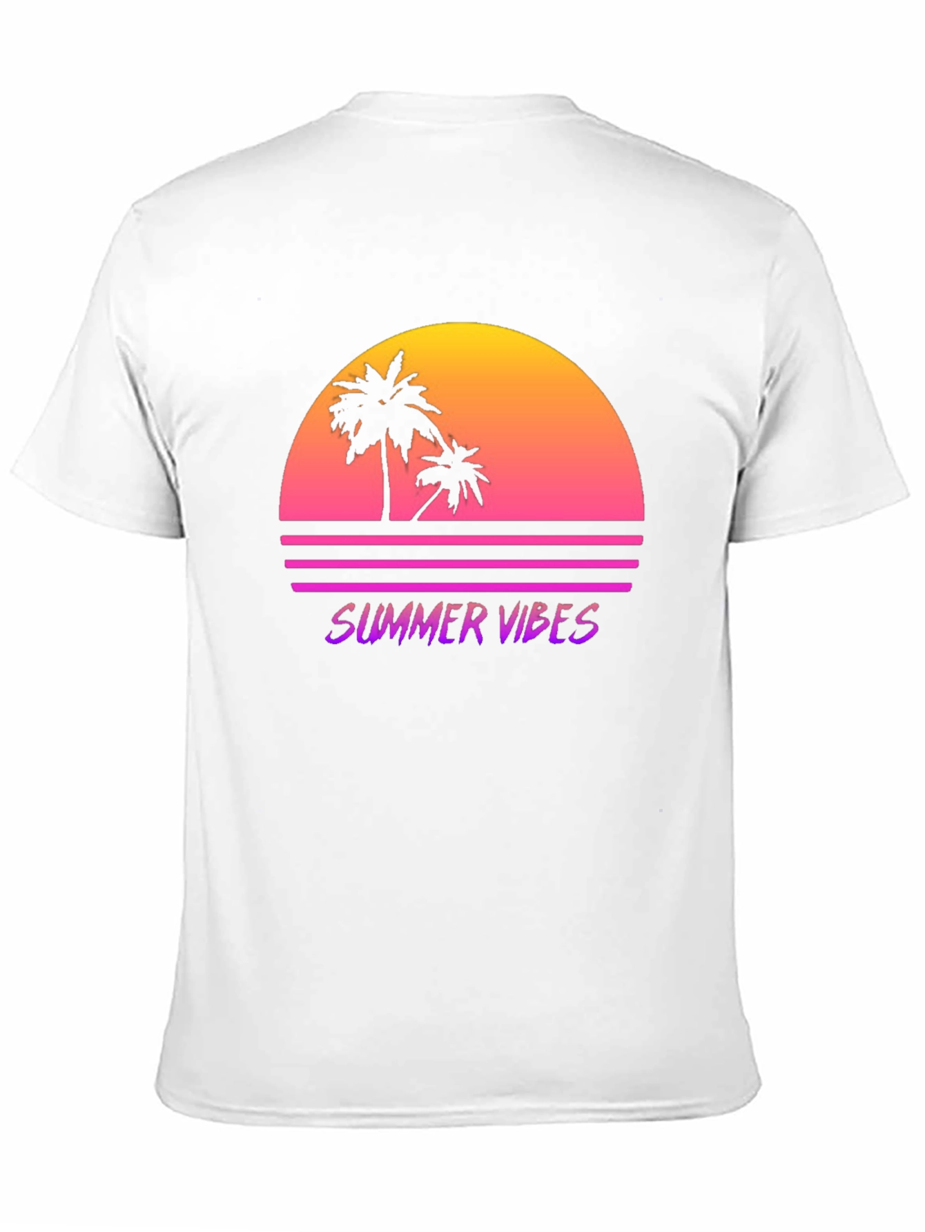 Summer Vibes Retro Sunset T-Shirt