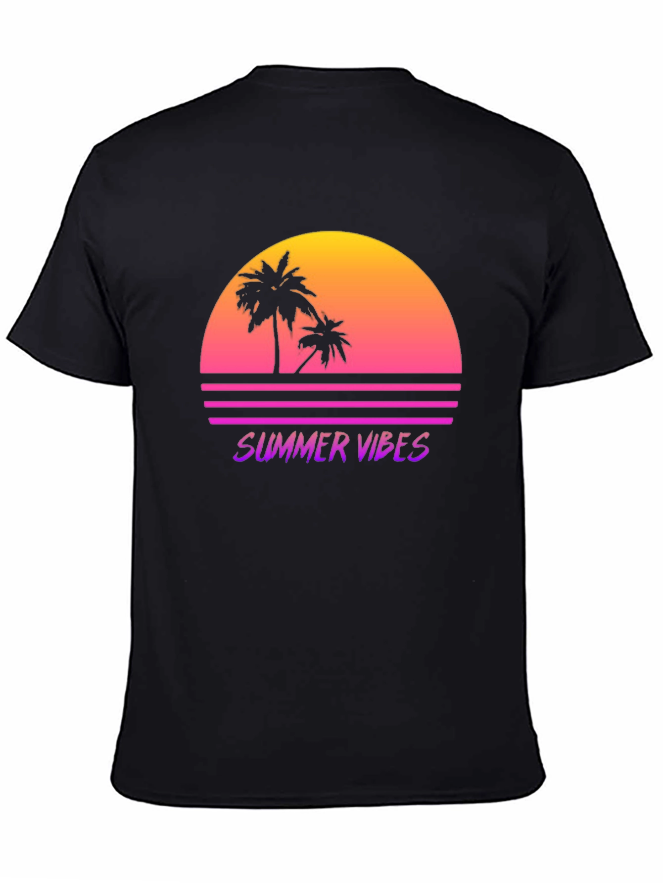 Summer Vibes Retro Sunset T-Shirt