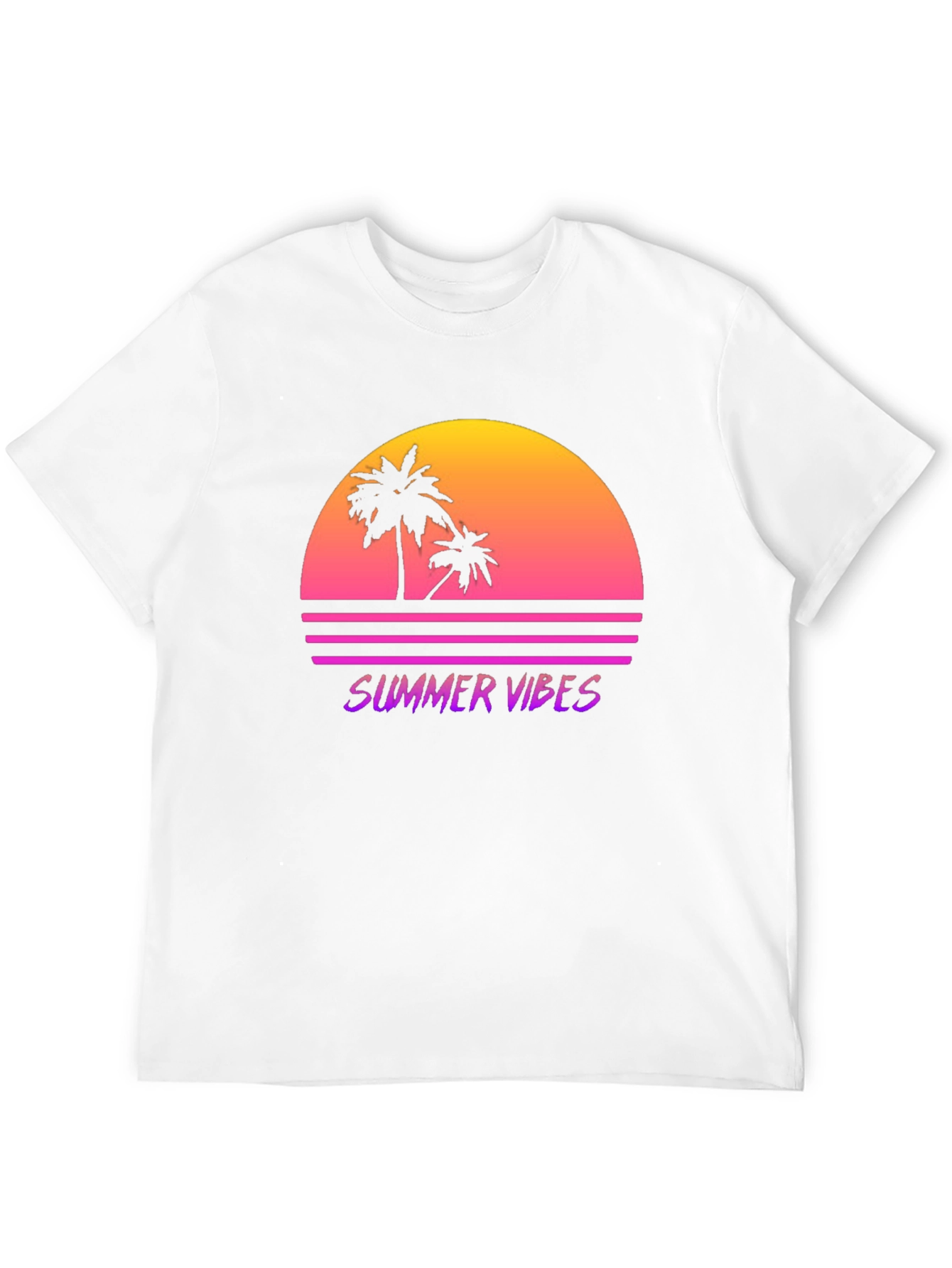Summer Vibes Retro Sunset T-Shirt