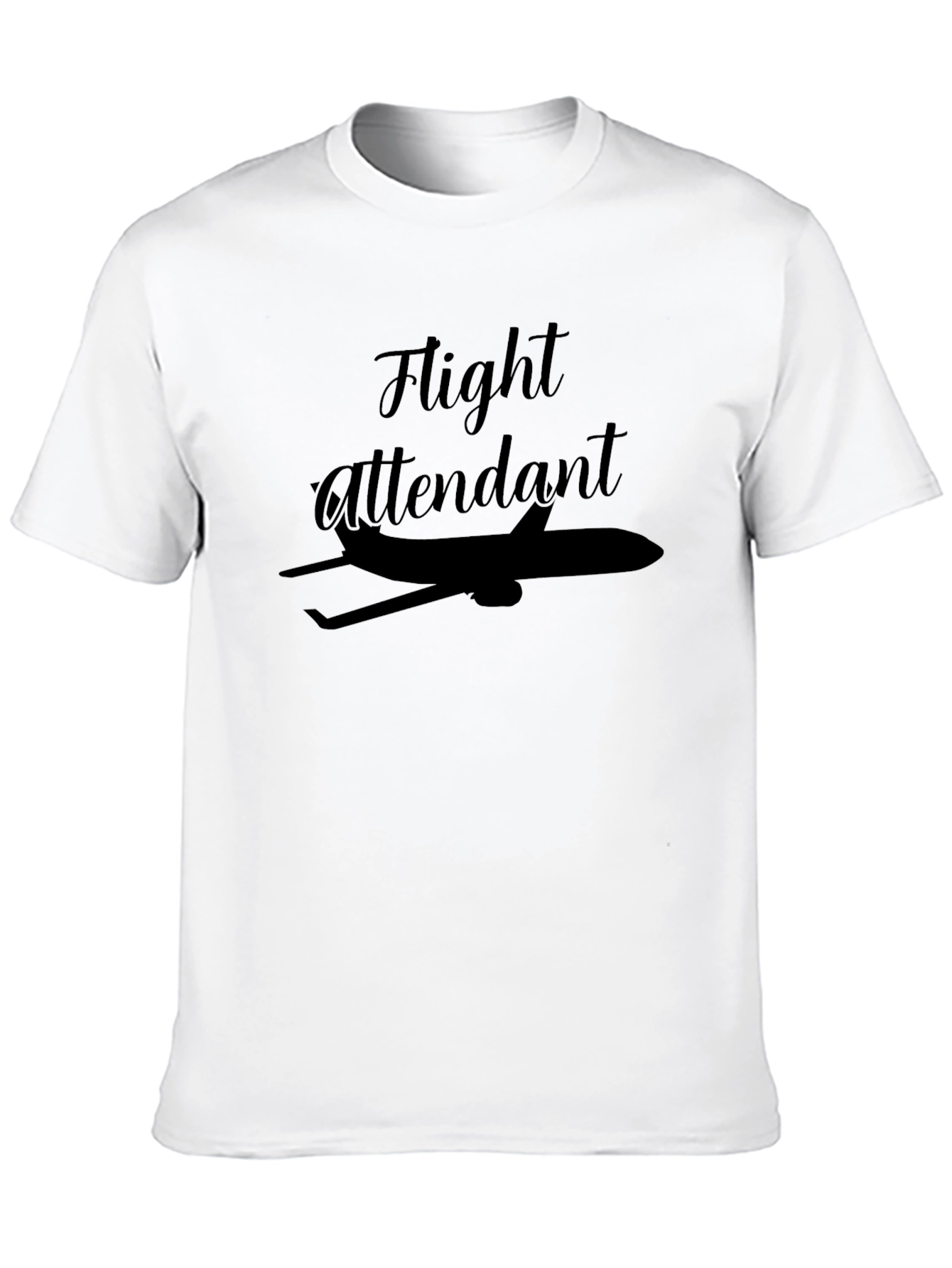 Flight Attendant T-Shirt - Plane Design