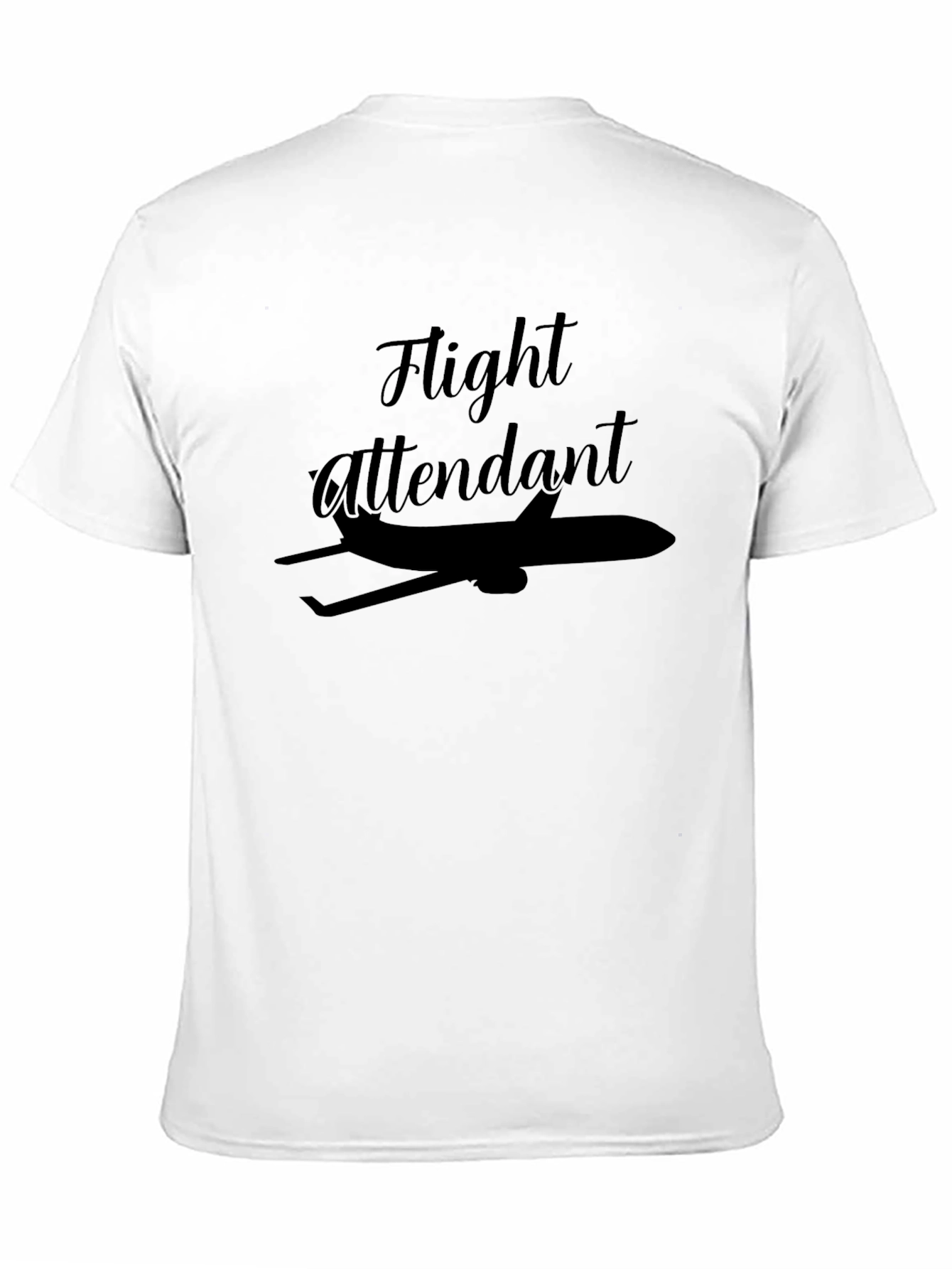 Flight Attendant T-Shirt - Plane Design