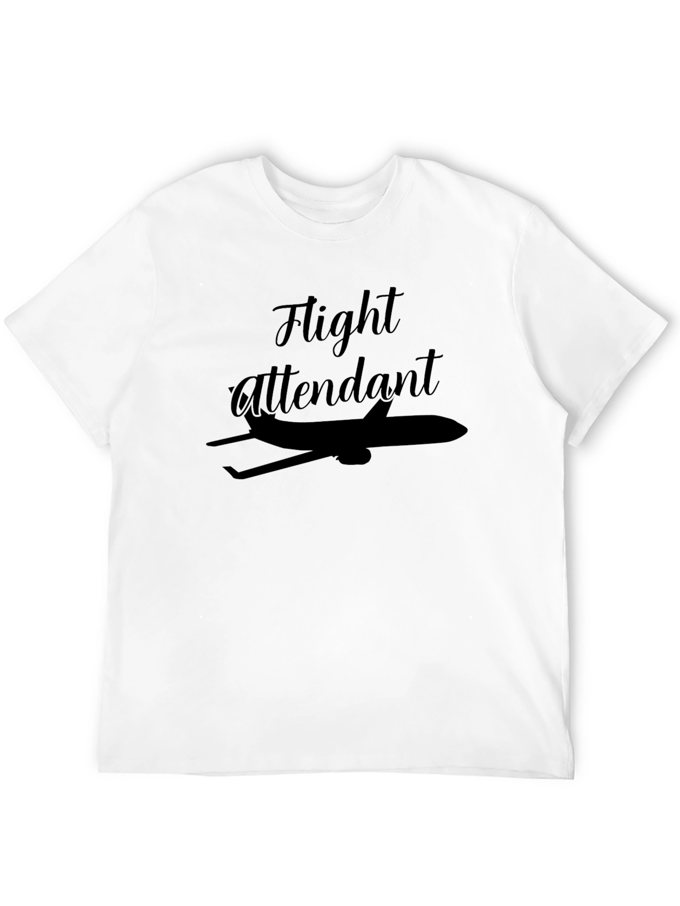 Flight Attendant T-Shirt - Plane Design