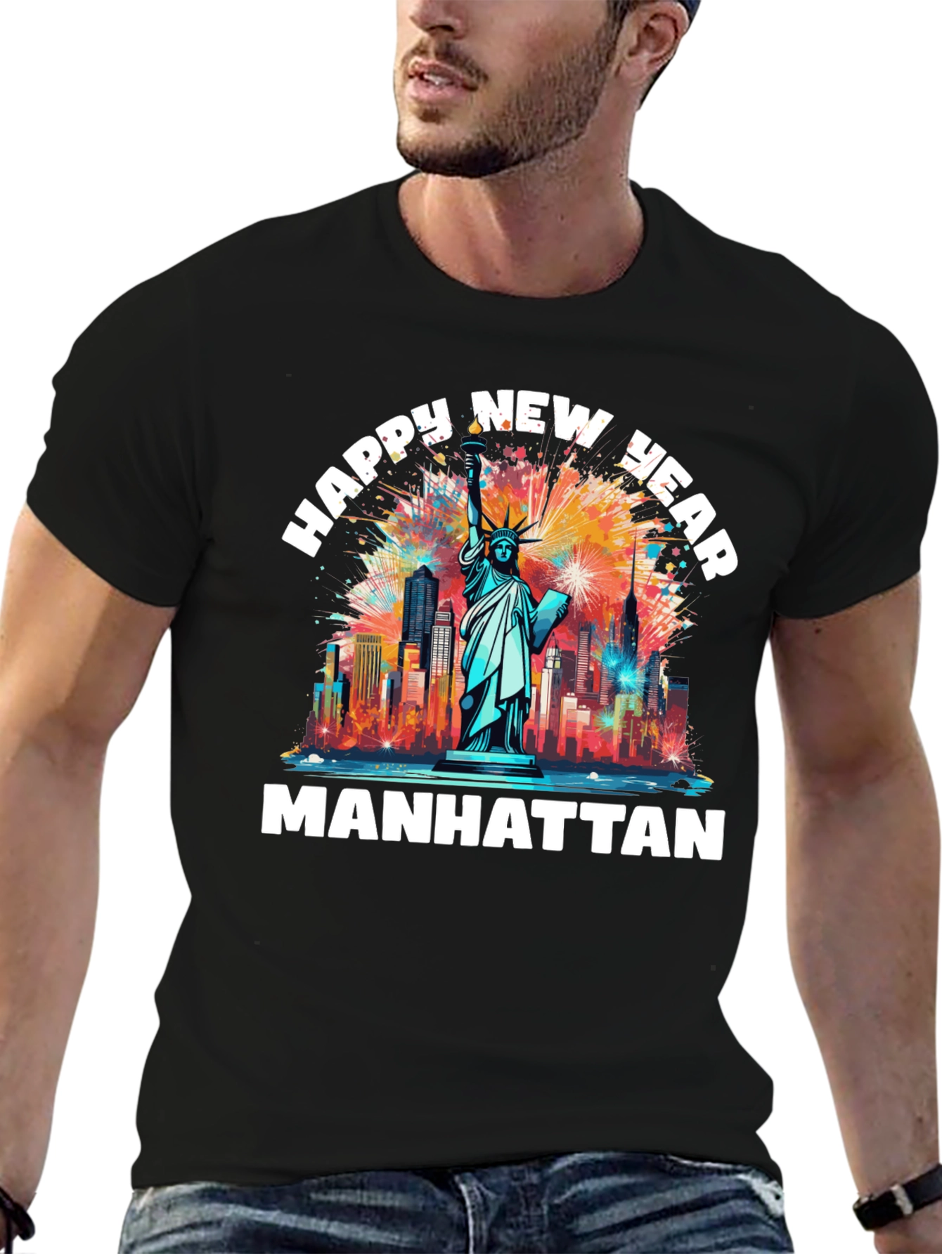 Happy New Year Manhattan T-Shirt