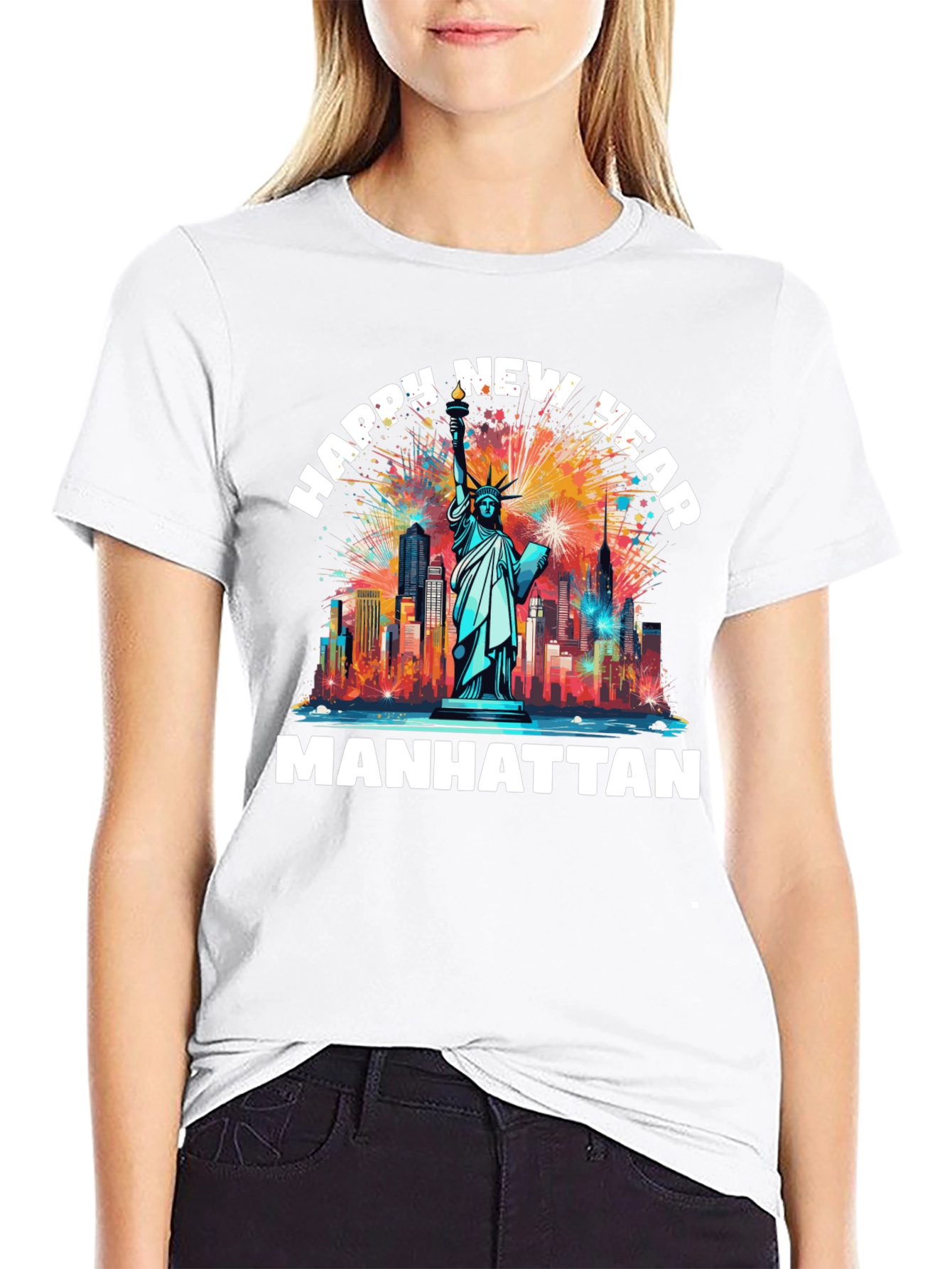 Happy New Year Manhattan T-Shirt