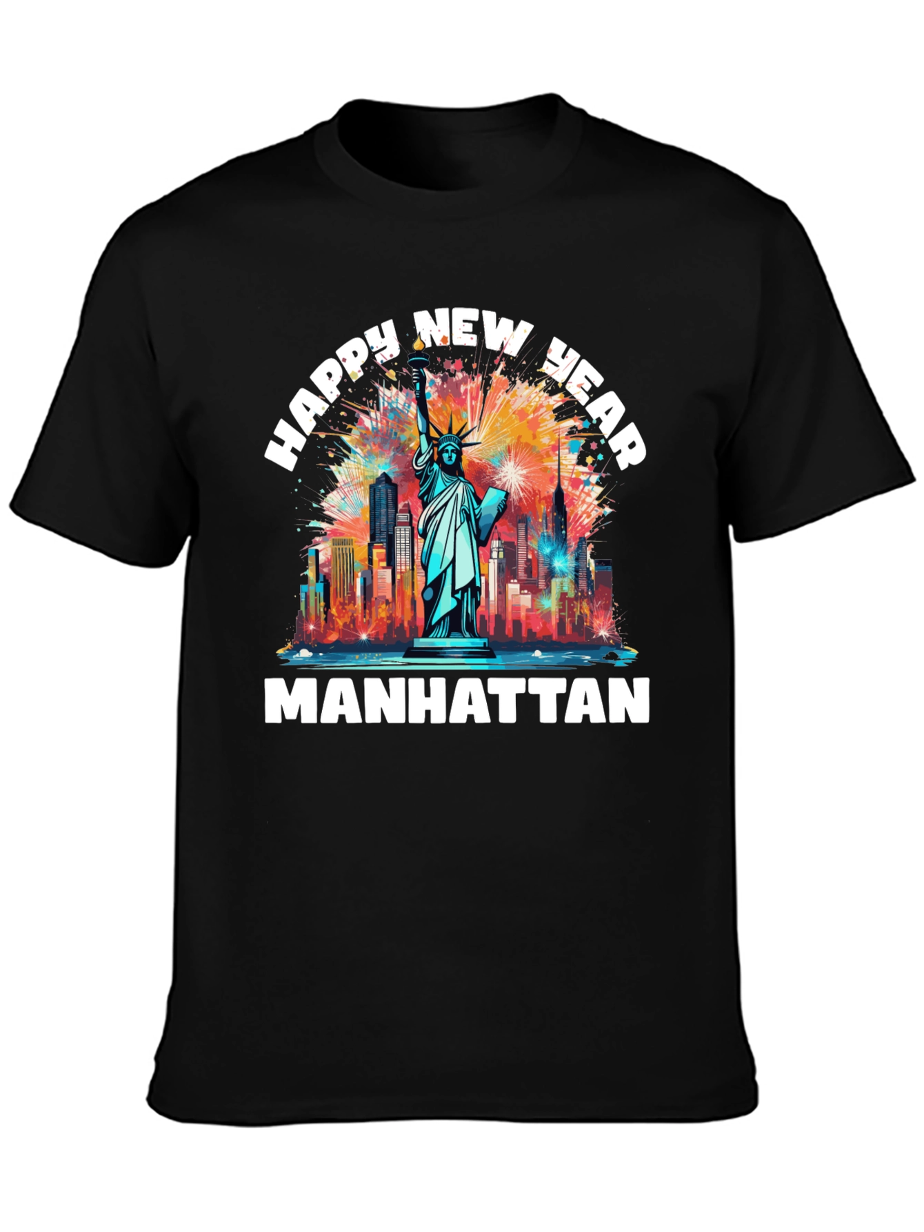 Happy New Year Manhattan T-Shirt
