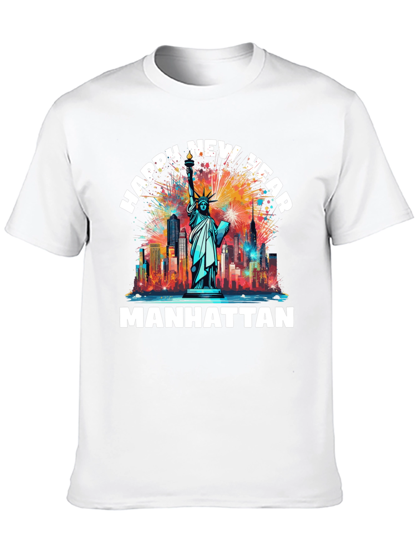 Happy New Year Manhattan T-Shirt
