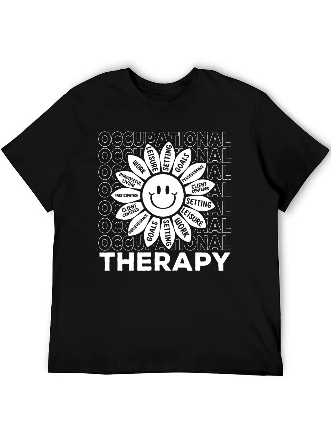 Occupational Therapy Daisy Graphic T-Shirt