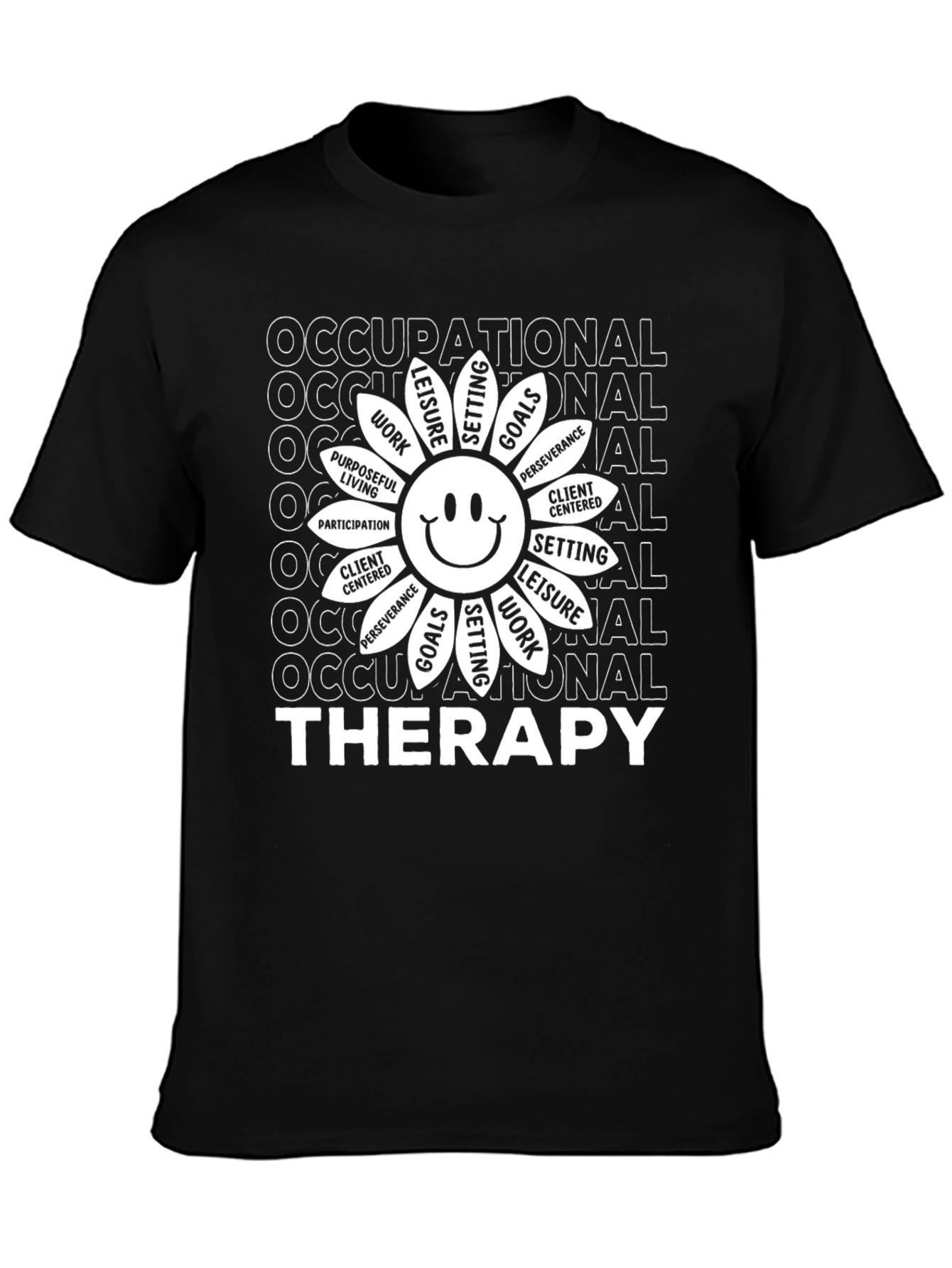 Occupational Therapy Daisy Graphic T-Shirt