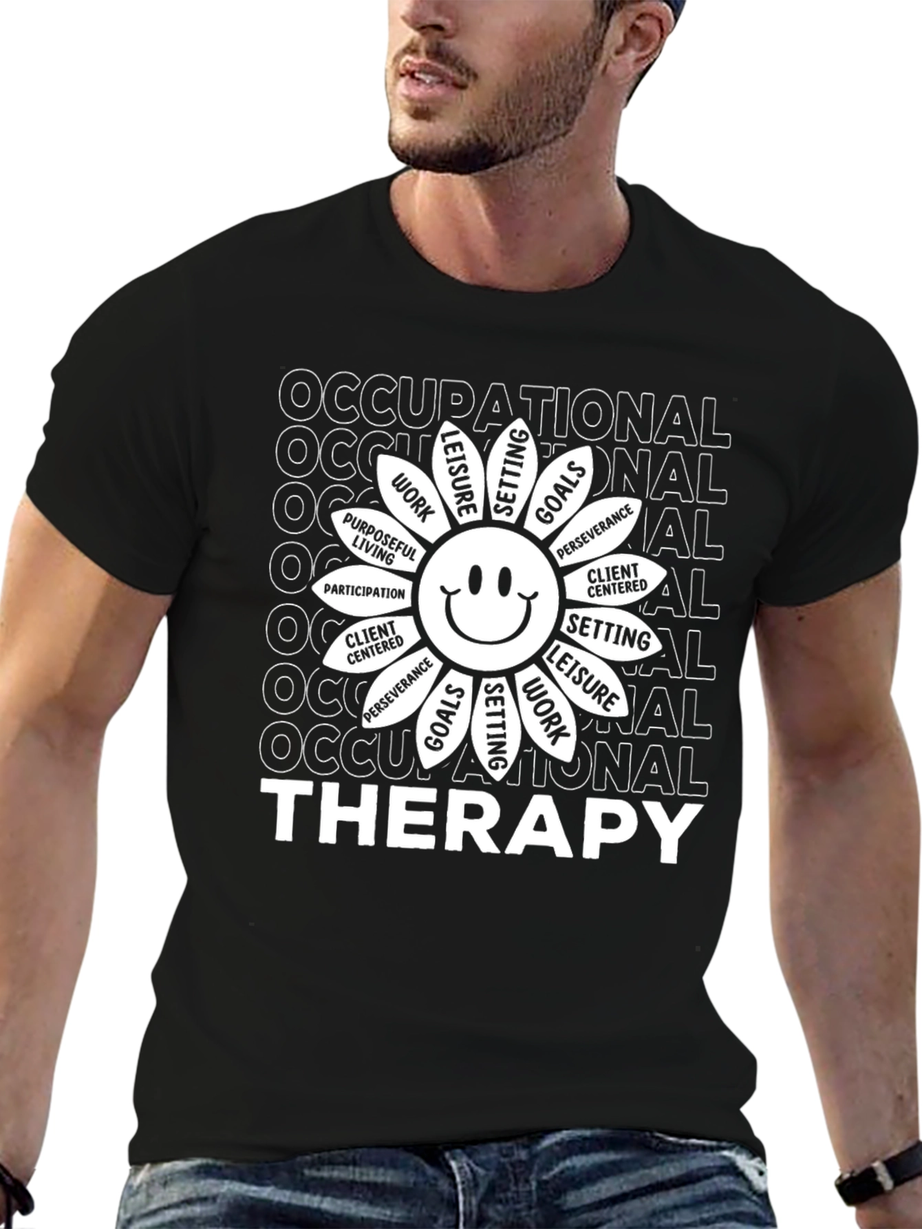Occupational Therapy Daisy Graphic T-Shirt