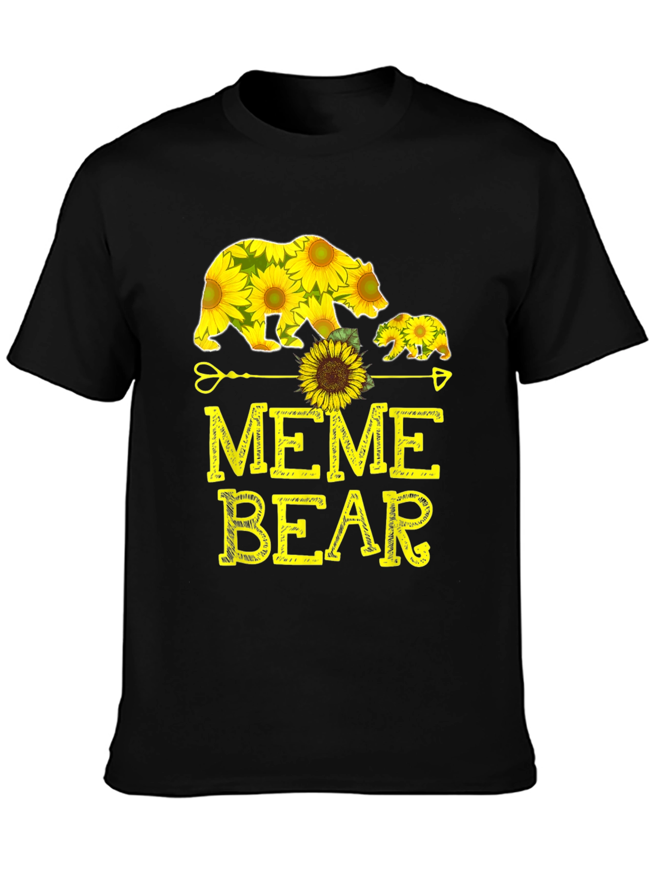 Sunflower Bear Graphic Tee