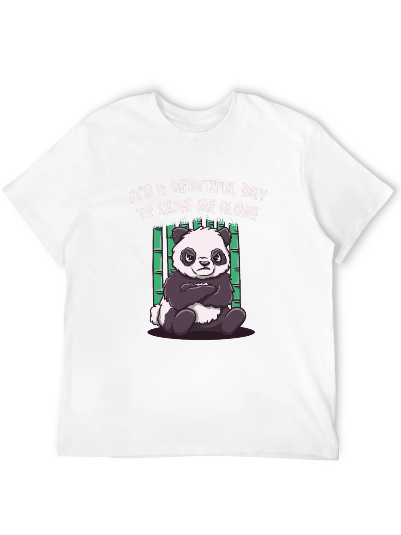 Grumpy Panda Graphic Tee - Leave Me Alone T-Shirt