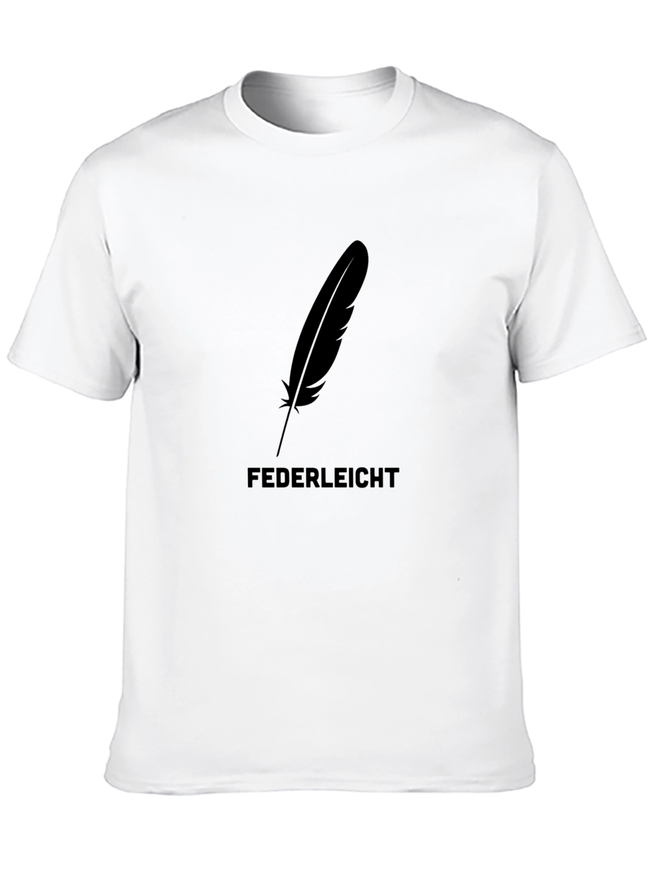 Feather Lightweight Black T-Shirt