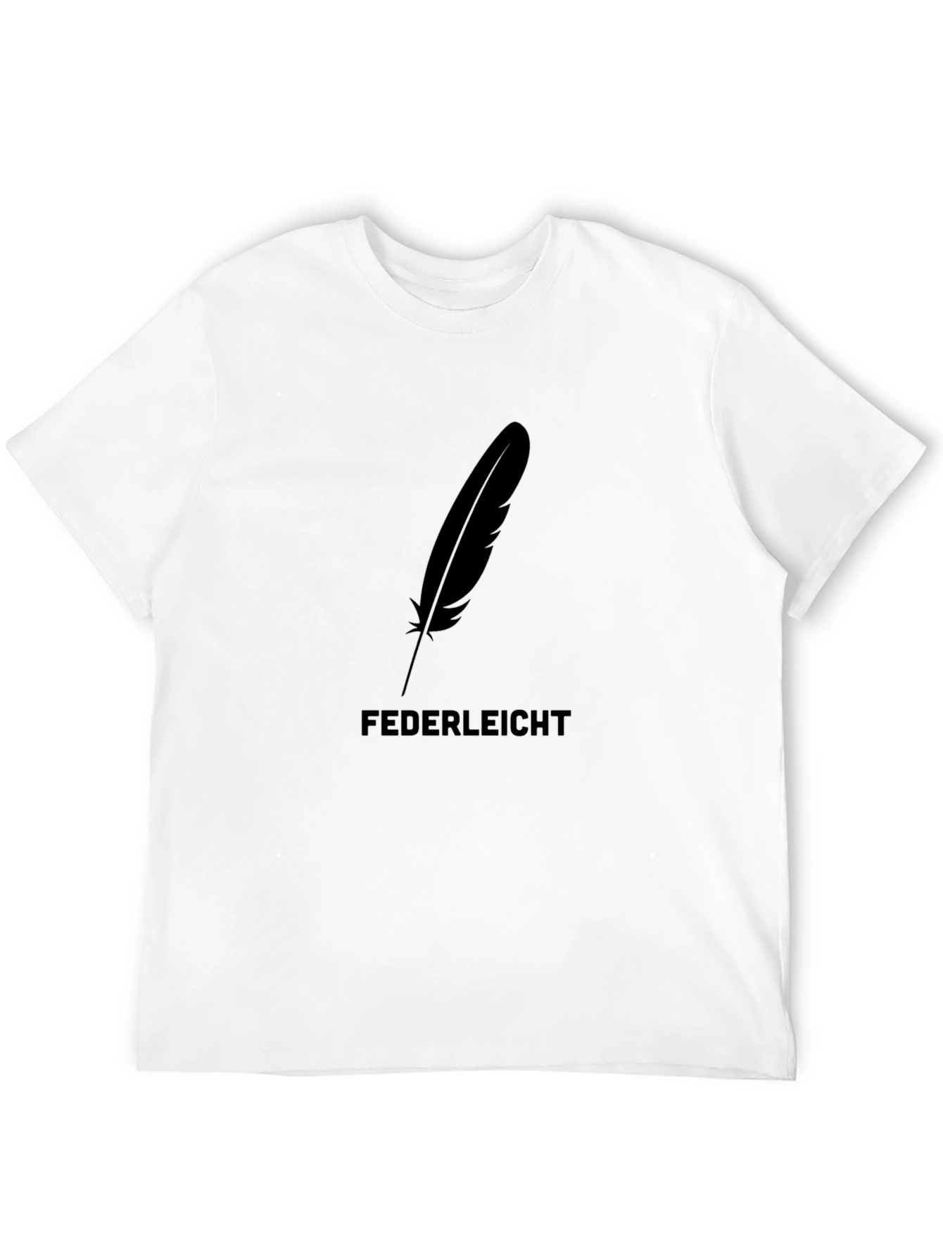 Feather Lightweight Black T-Shirt