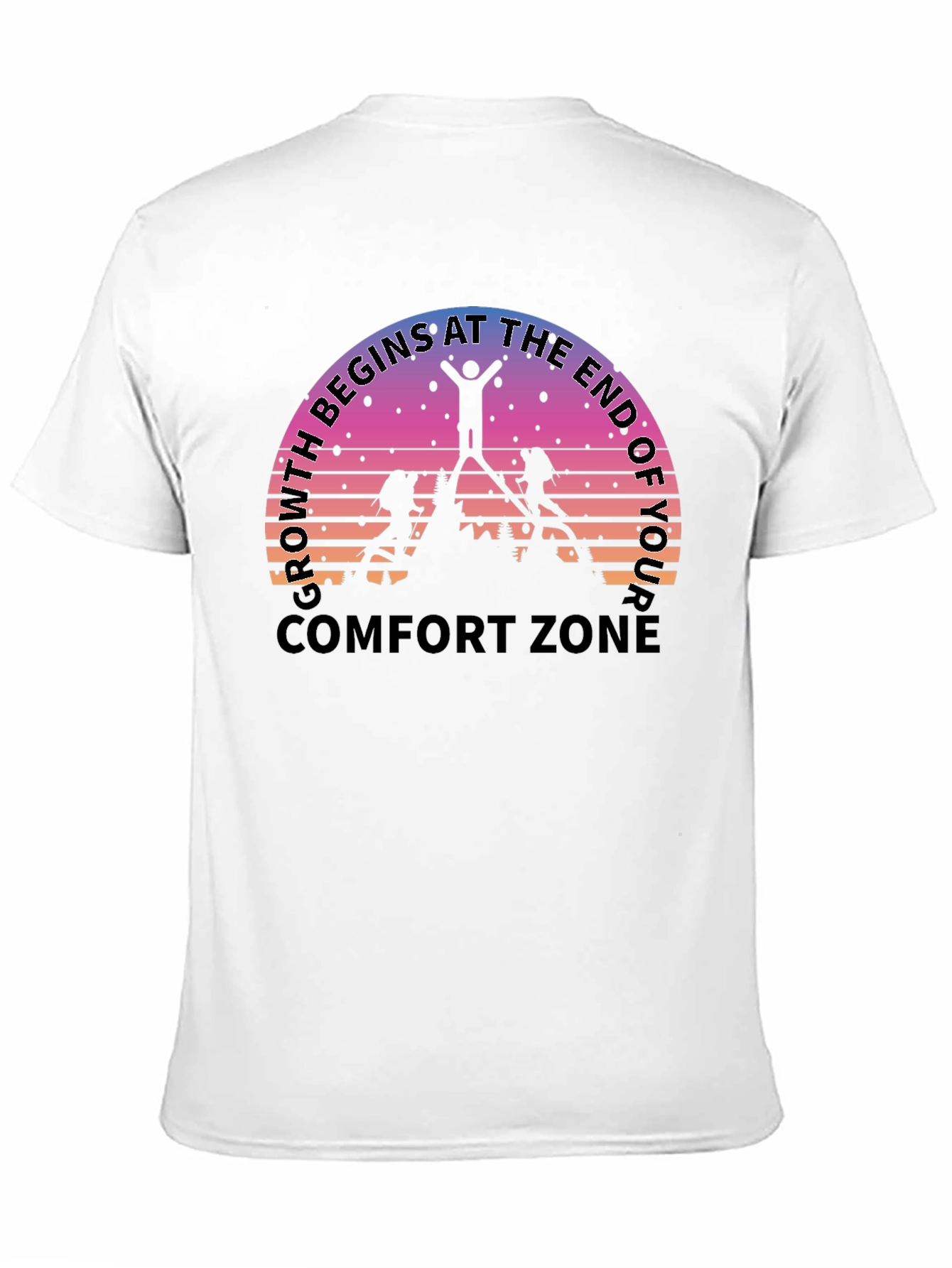 Growth Comfort Zone Black T-Shirt