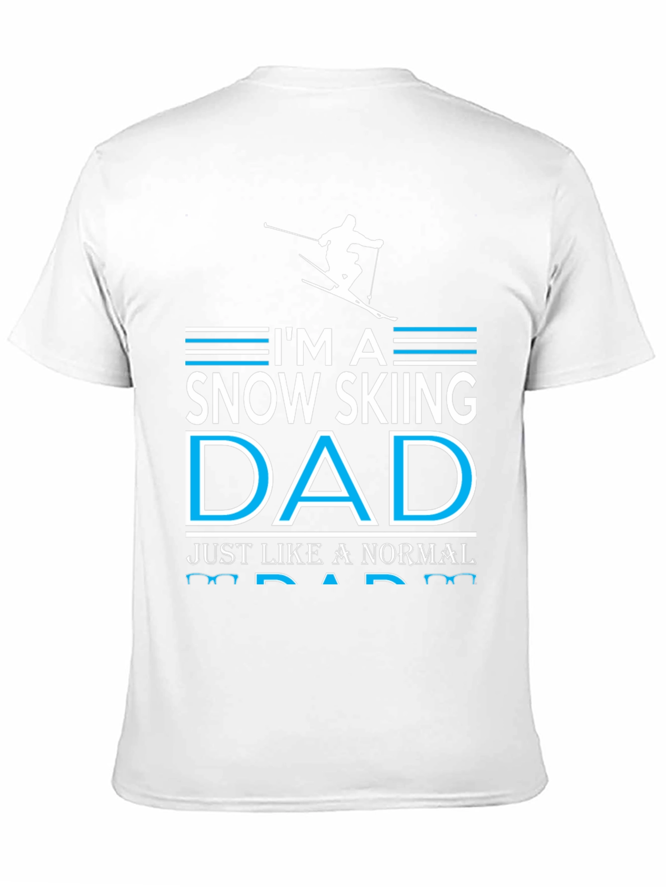 Snow Skiing Dad Graphic T-Shirt