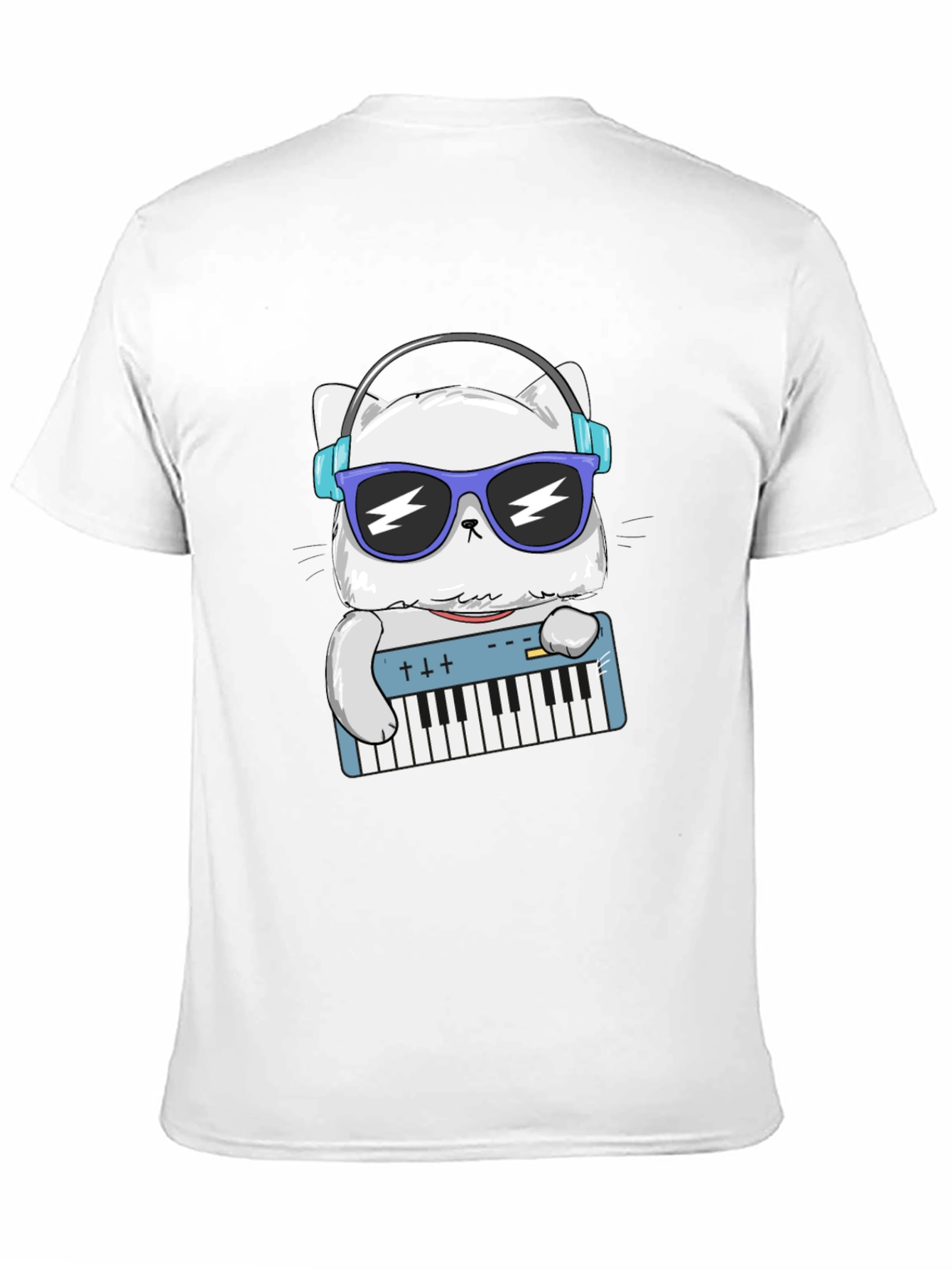 Cool Cat Keyboardist T-Shirt