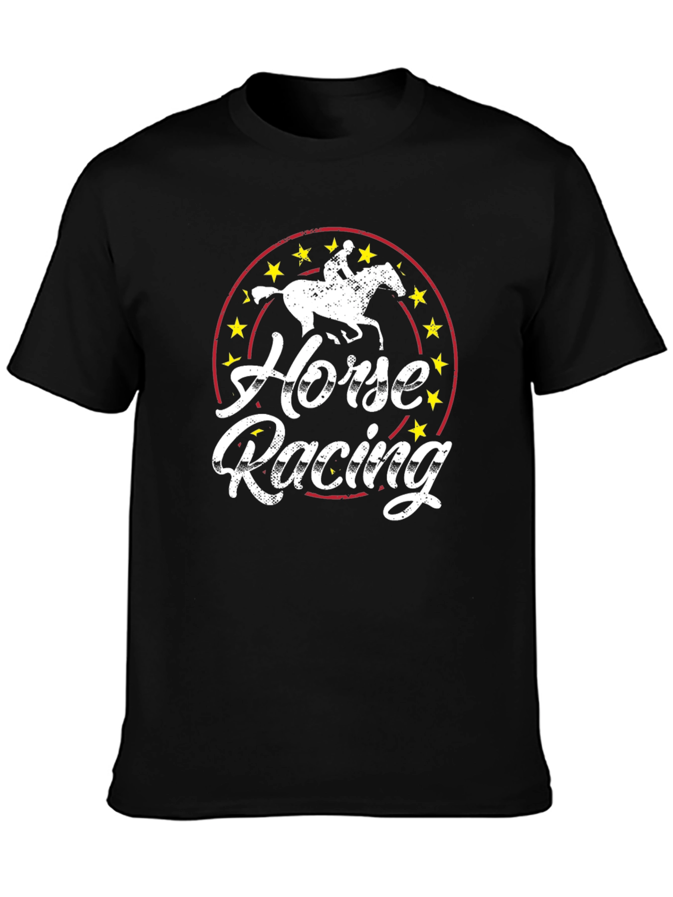 Horse Racing Graphic T-Shirt